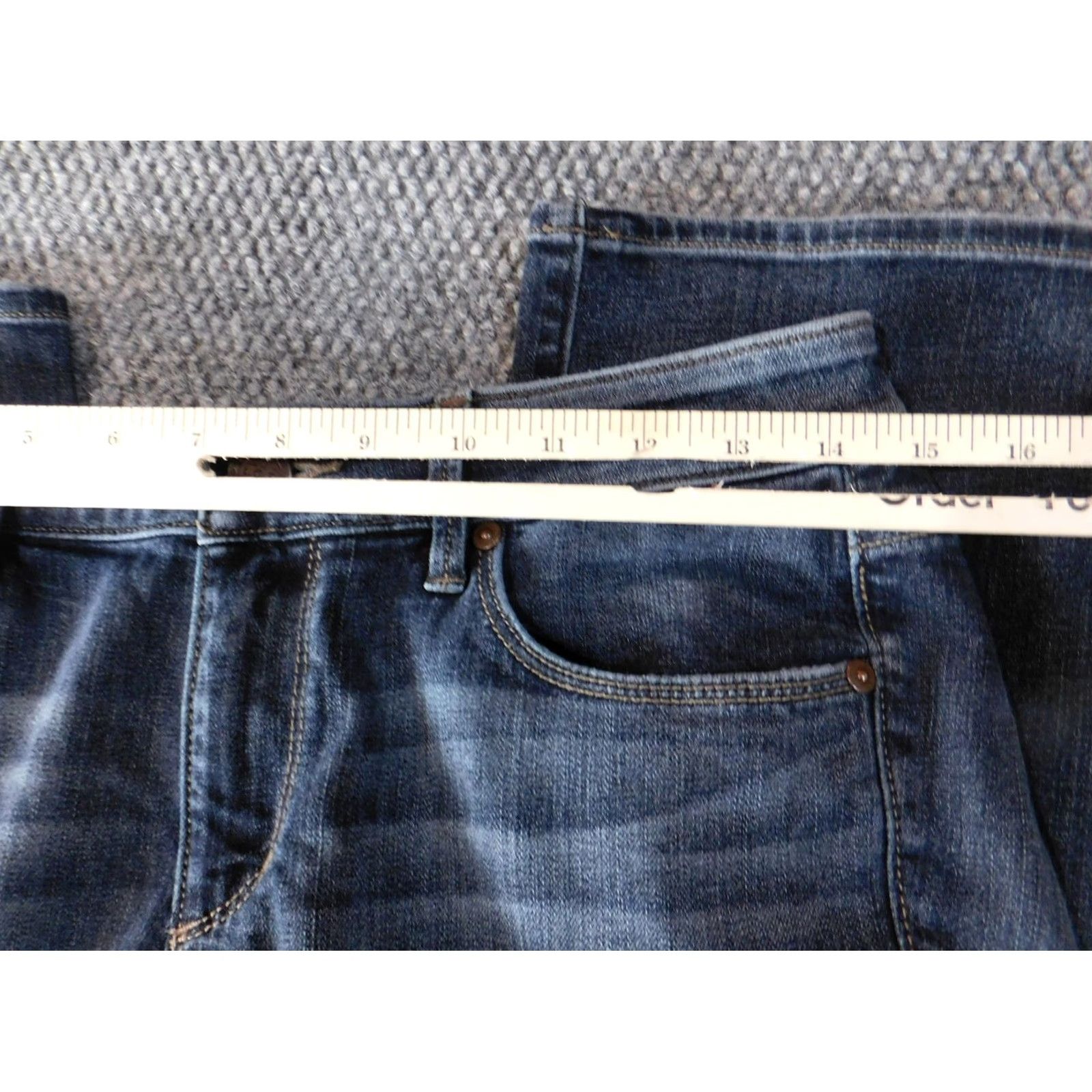 Loft LOFT Jeans 2 Blue Curvy Straight Denim Dark Womens Size 30" / US 8 / IT 44 - 5 Thumbnail