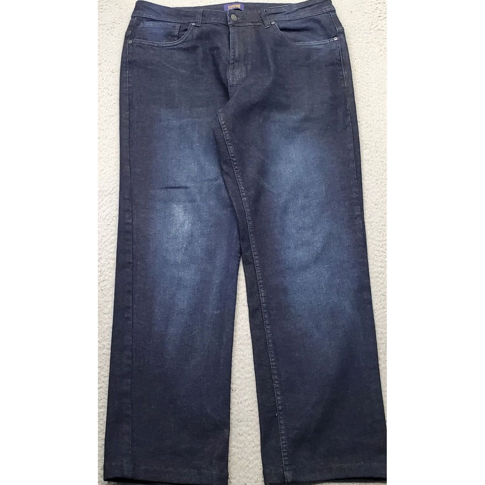 Cavalli Class Cavalli Class Jeans Mens 34 Blue Denim Regular-Straight Streetwear EUC Shirt Size US 34 / EU 50 - 2 Thumbnail
