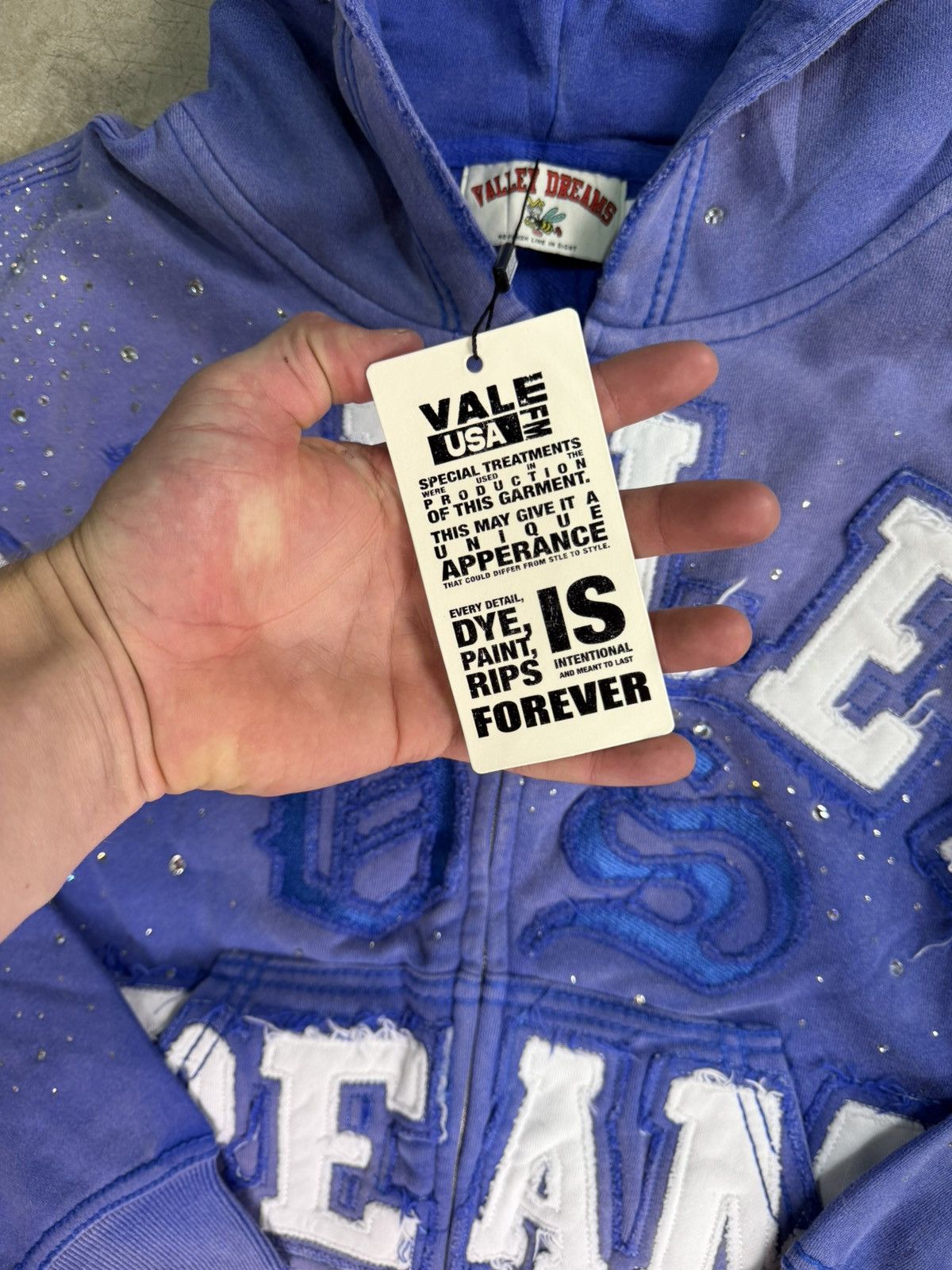 Vale Vale Forever Classico Zip Up 'Blue’ Size US S / EU 44-46 / 1 - 3 Thumbnail