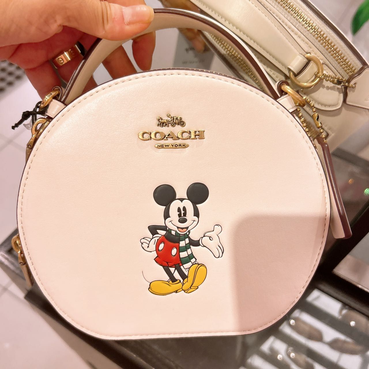 Disney X Coach Canteen Crossbody With Mickey Mouse CM856