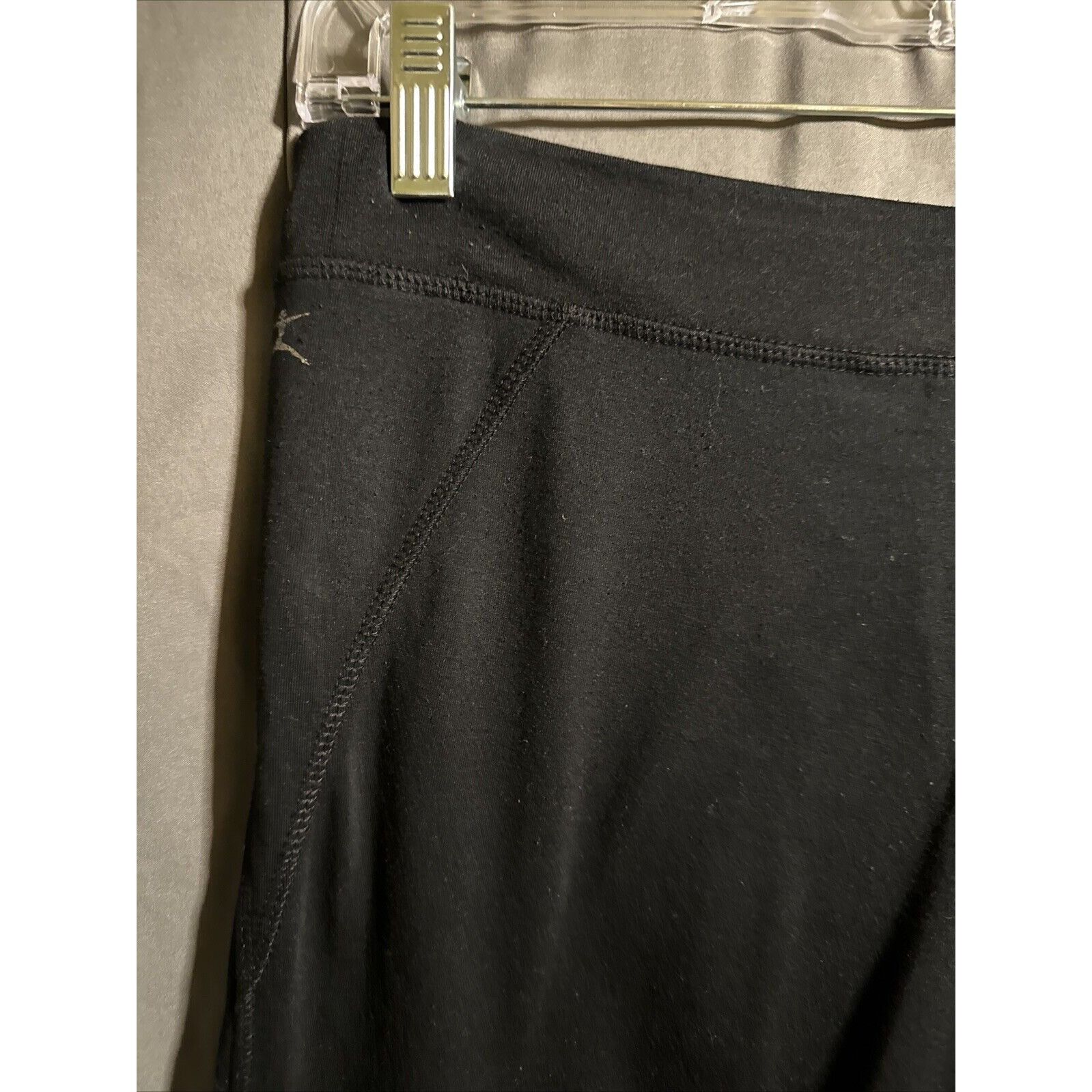 Other Women Small DANSKIN BLACK Yoga Leggings S/P (4-6) Semi Fitte Size 27" / US 4 / IT 40 - 11 Thumbnail