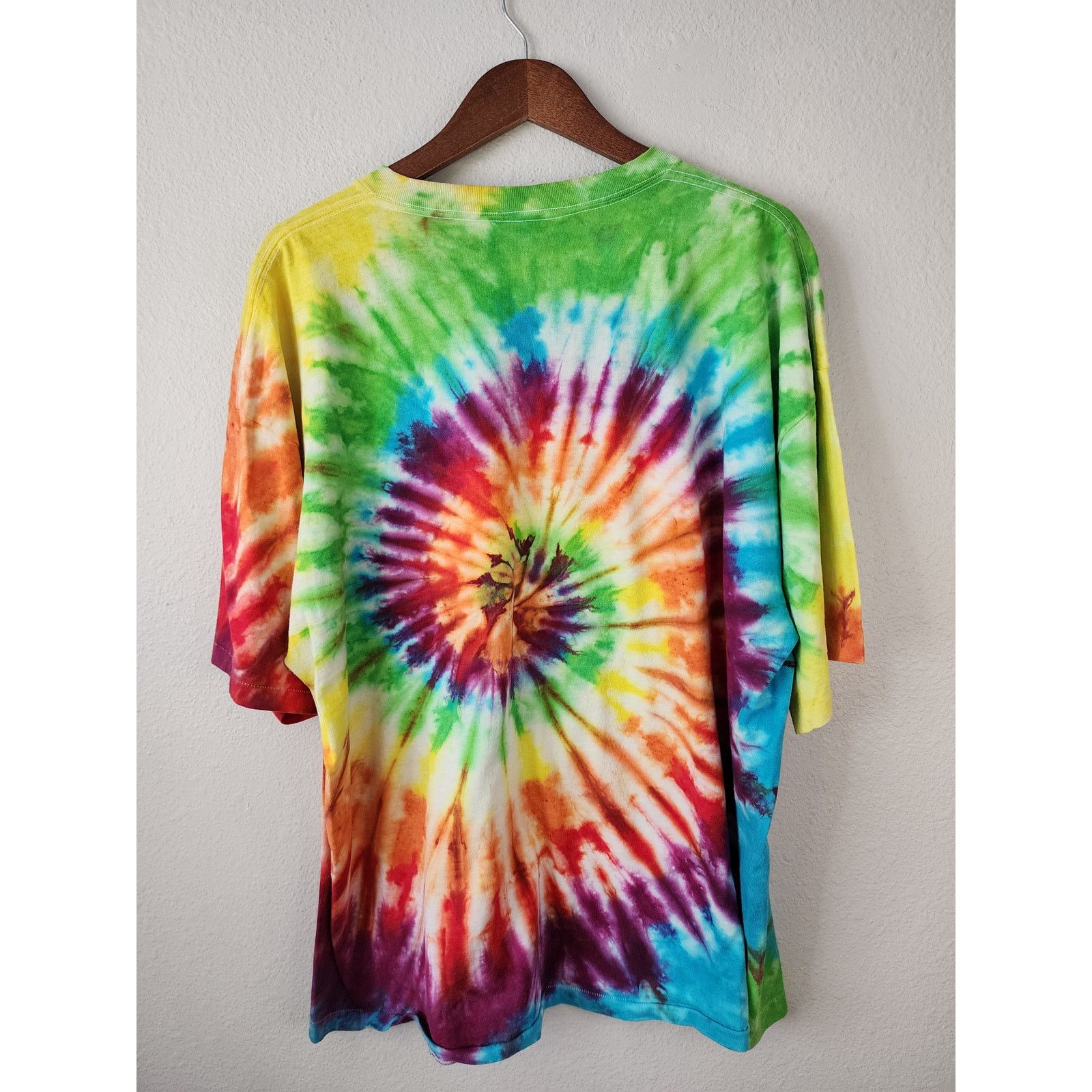 Lee Vintage Tie Dye Hippie Shirt Lee XXL Psychedelic Tee 90s USA Size US XXL / EU 58 / 5 - 7 Thumbnail