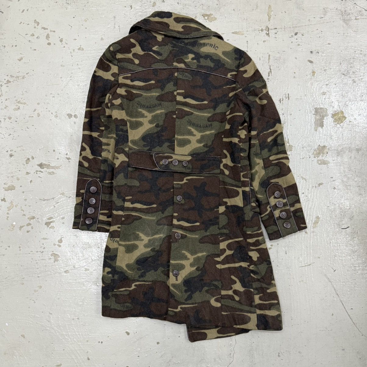 Hysteric Glamour Grail Vintage Hysteric Glamour Camouflage Trench Coat Jacket Size US S / EU 44-46 / 1 - 2 Thumbnail