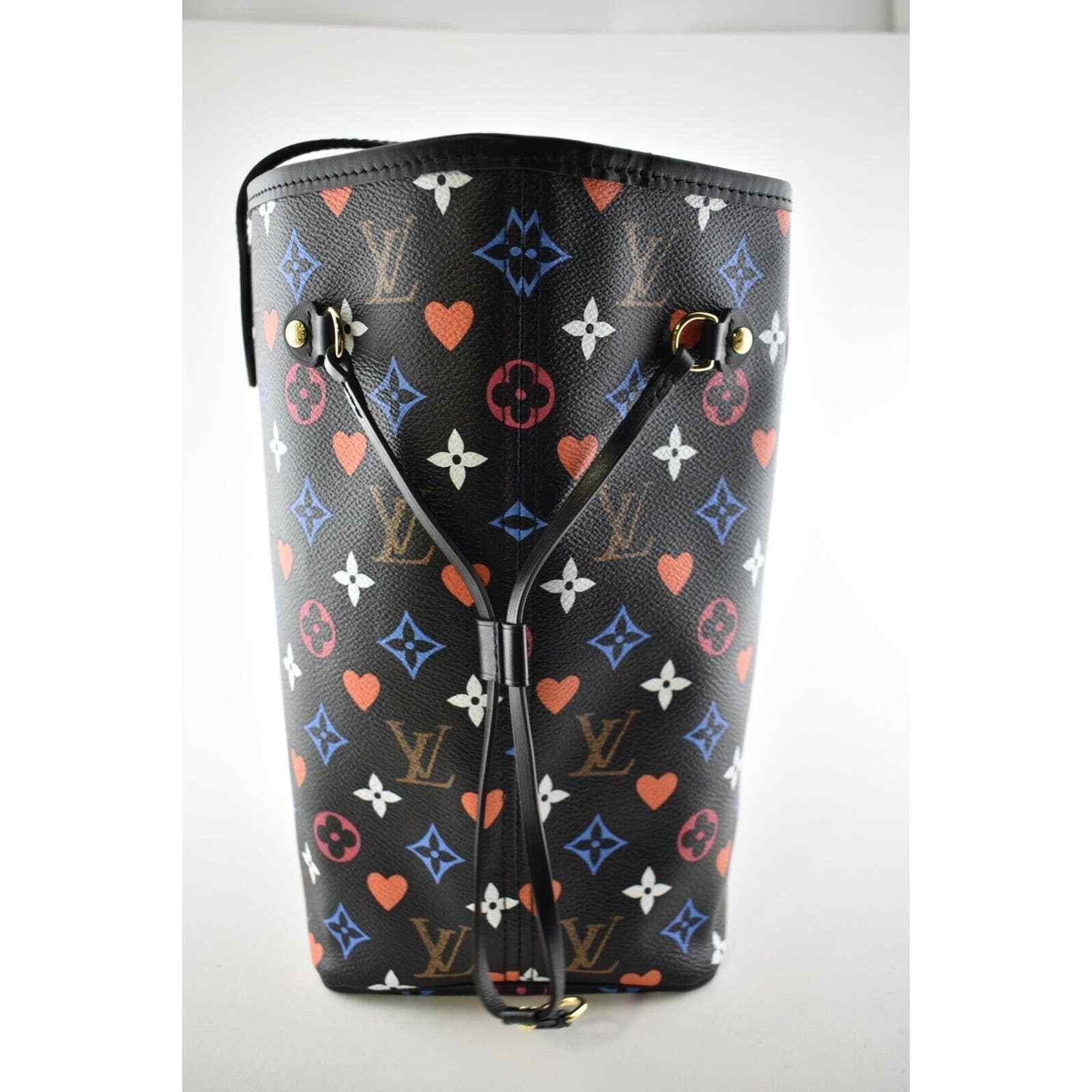 Louis Vuitton Louis Vuitton Black Red Heart Tote Top Handle Shoulder Bag Size ONE SIZE - 9 Thumbnail
