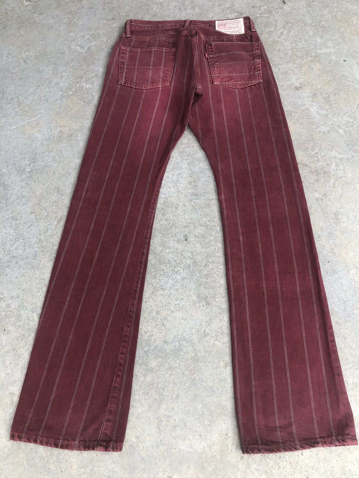 If Six Was Nine Japanese Edwin Flared Jeans Distressed Jeans Selvedge Size US 31 - 2 Thumbnail