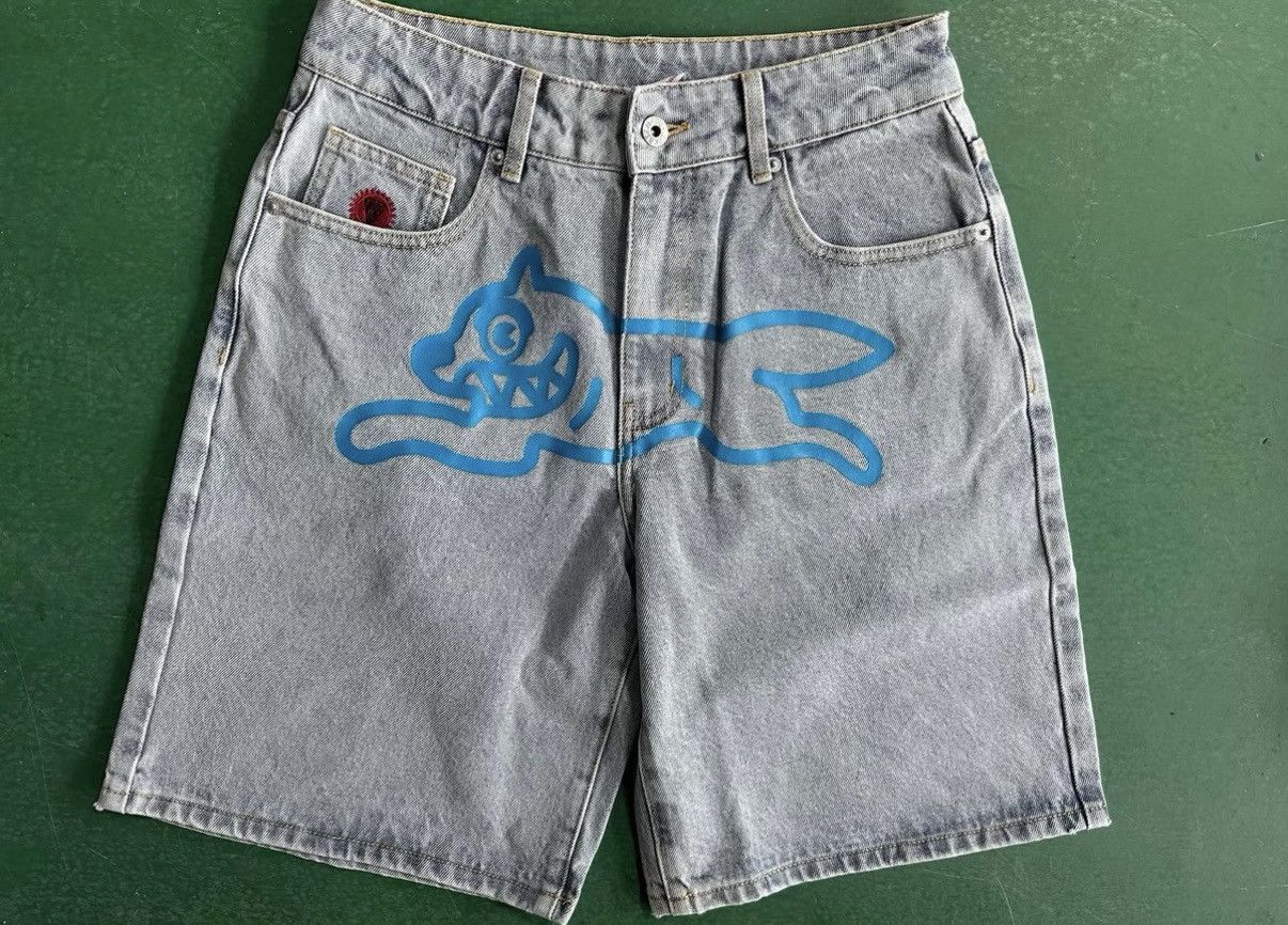 Billionaire Boys Club Billionaire Boys Club BBC ICECREAM Flying Dog Denim Shorts Size US 32 / EU 48 - 3 Thumbnail