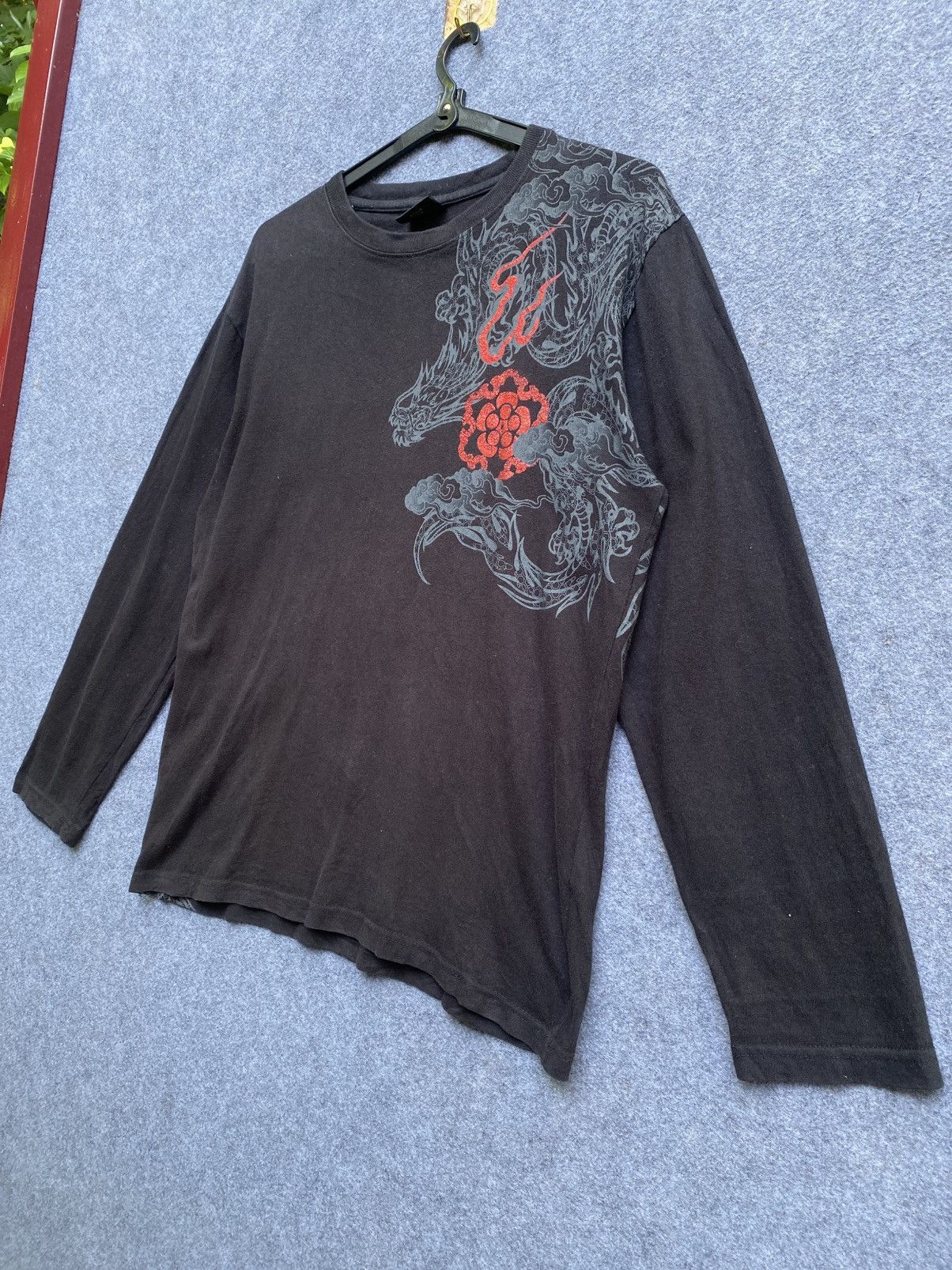 Japanese Brand Bullet noise dragon long sleeve tshirt Size US L / EU 52-54 / 3 - 2 Thumbnail