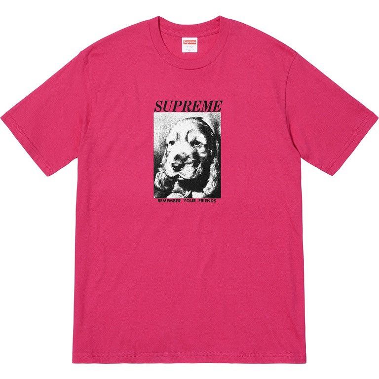 Supreme Supreme Remember Tee Pink Medium Size US M / EU 48-50 / 2 - 3 Thumbnail