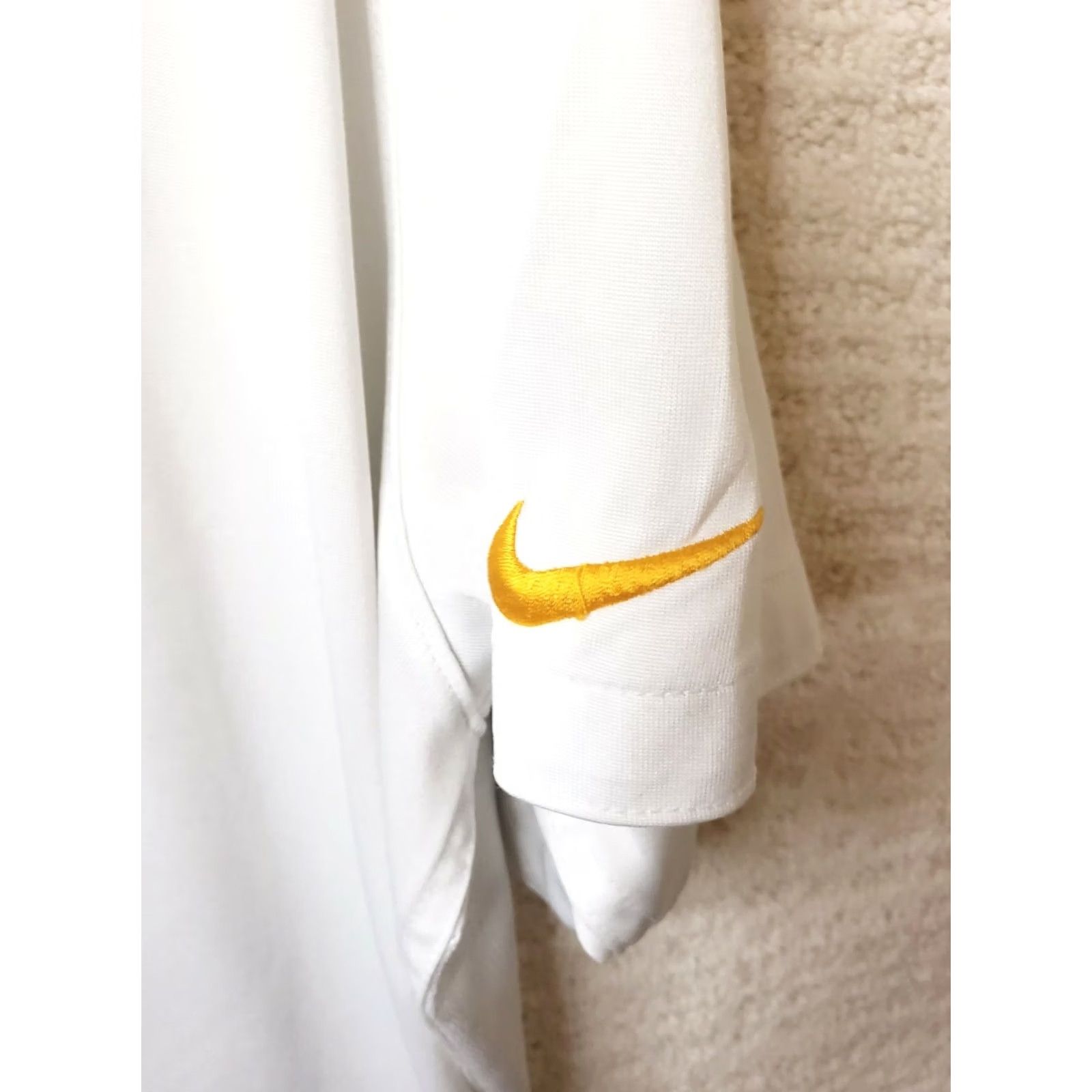 Nike Nike Georgia Tech Yellow Jackets Polo Shirt Men 2XL White Short Sleeve Size US XXL / EU 58 / 5 - 4 Thumbnail