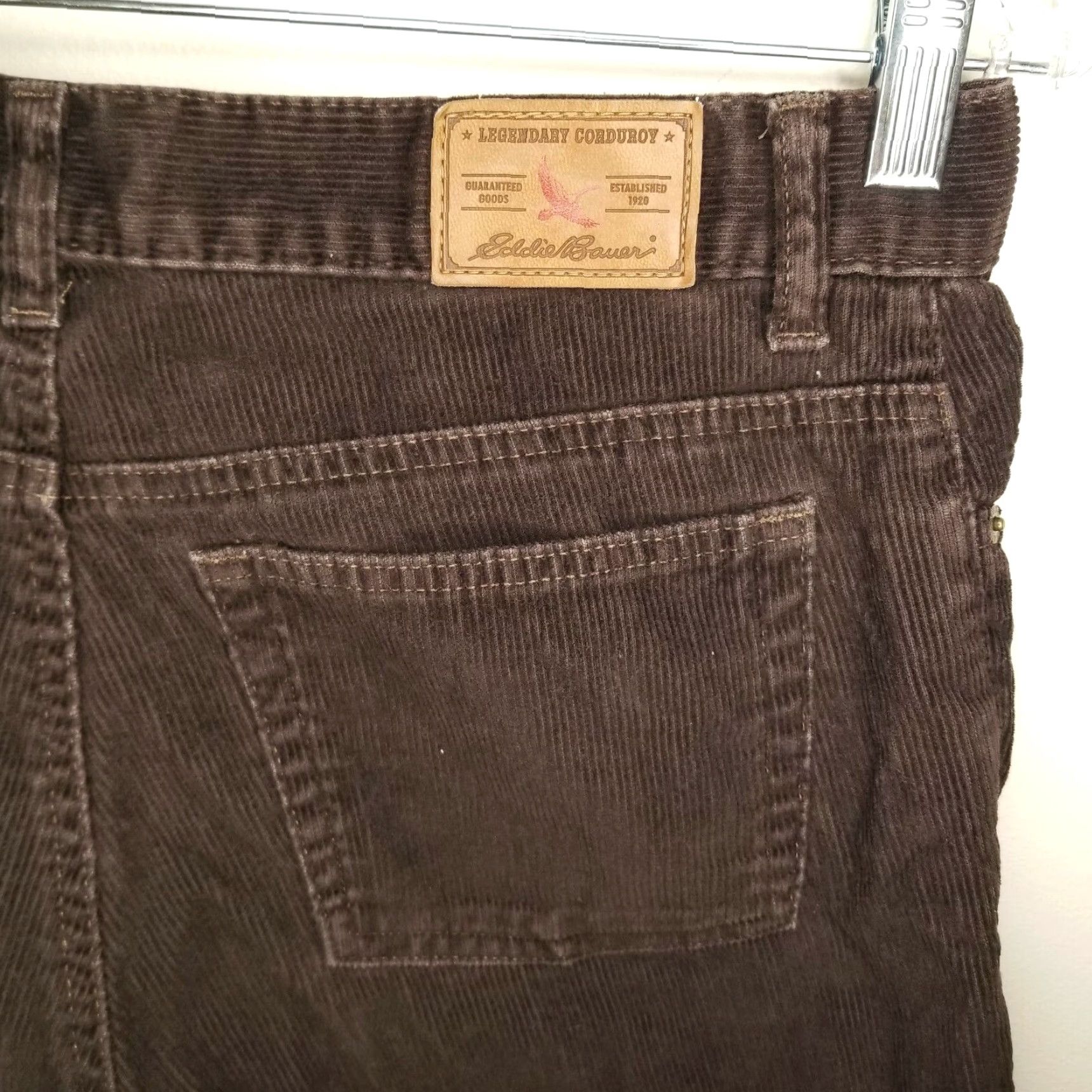 Eddie Bauer Eddie Bauer Corduroy Boot Cut Brown Pants Women's Size 8 Size 30" / US 8 / IT 44 - 5 Thumbnail