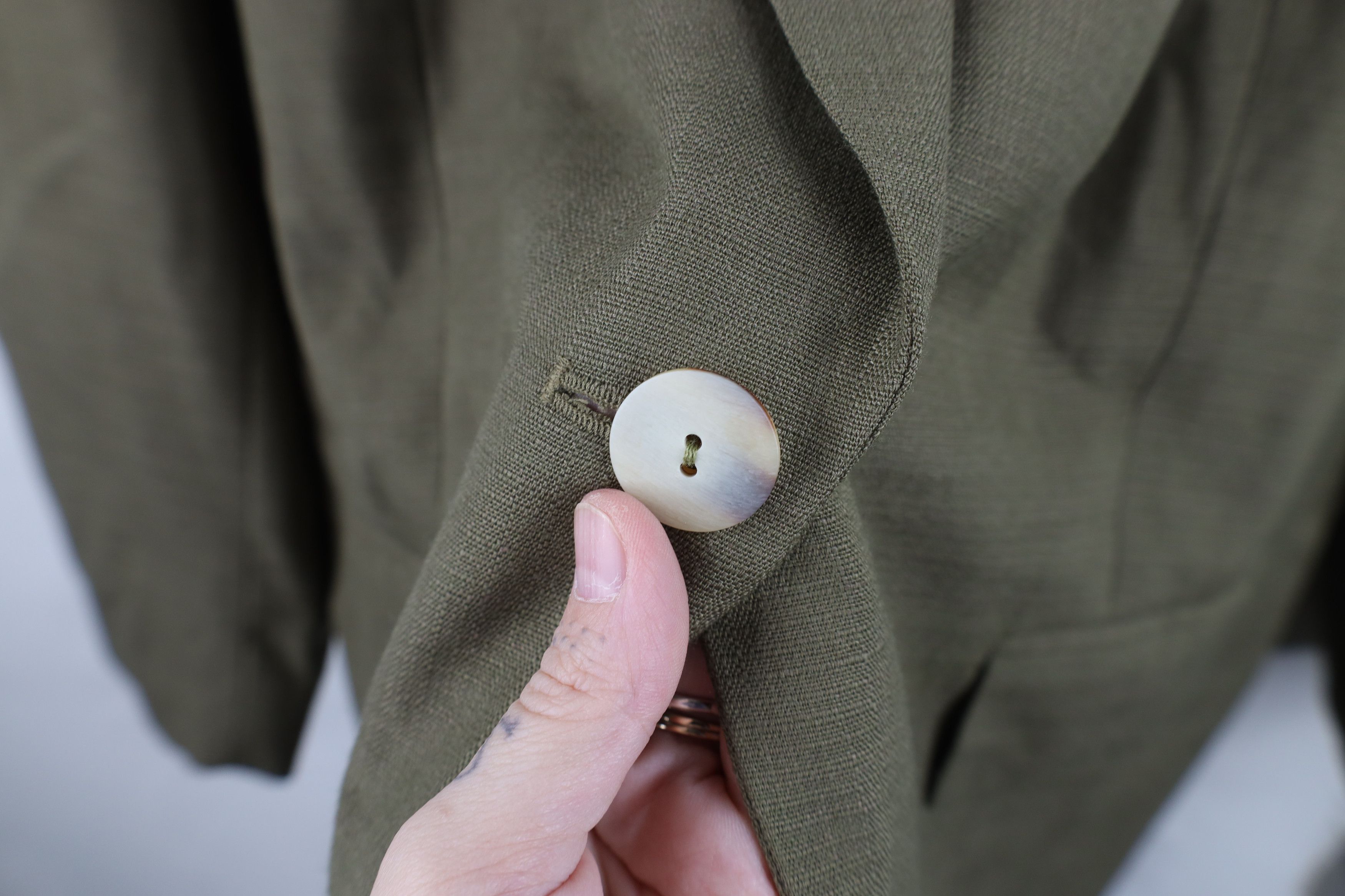 Pendleton Deadstock Vintage 90s Pendleton Rayon Linen Blazer Jacket Size 3XL / US 20-22 - 9 Thumbnail