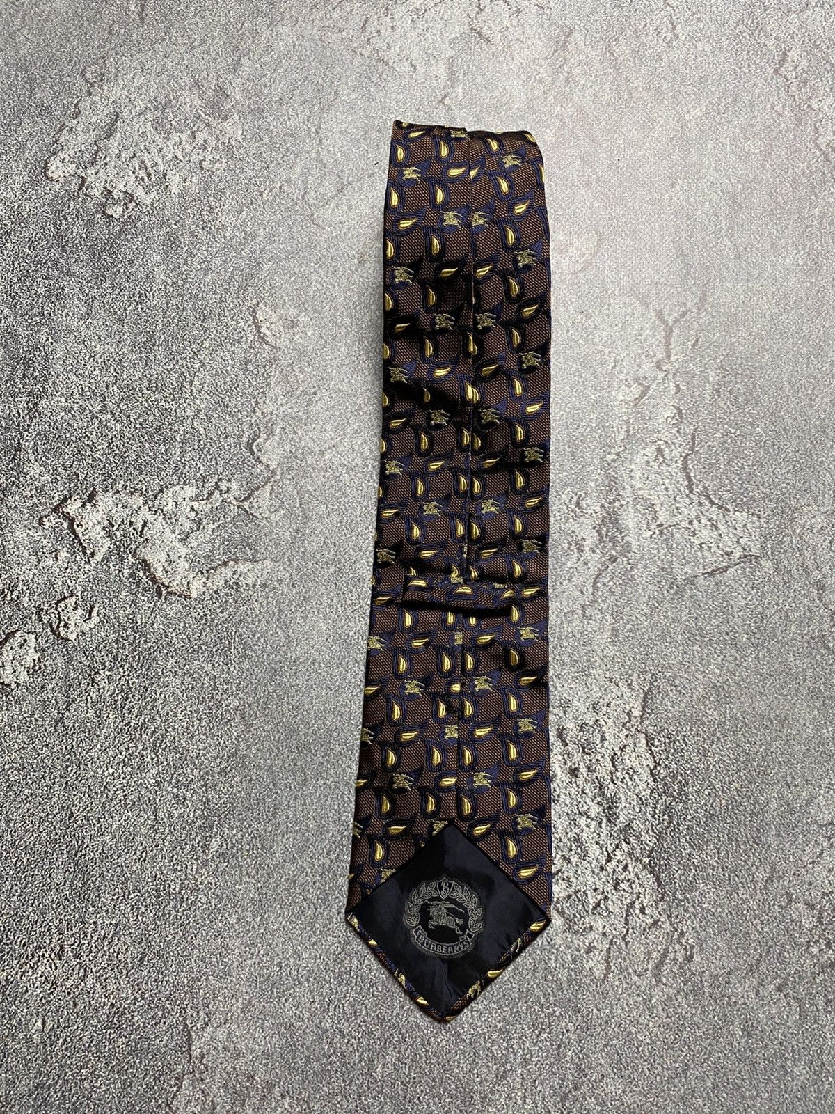 Burberry Burberrys tie vintage silk Size ONE SIZE - 1 Thumbnail