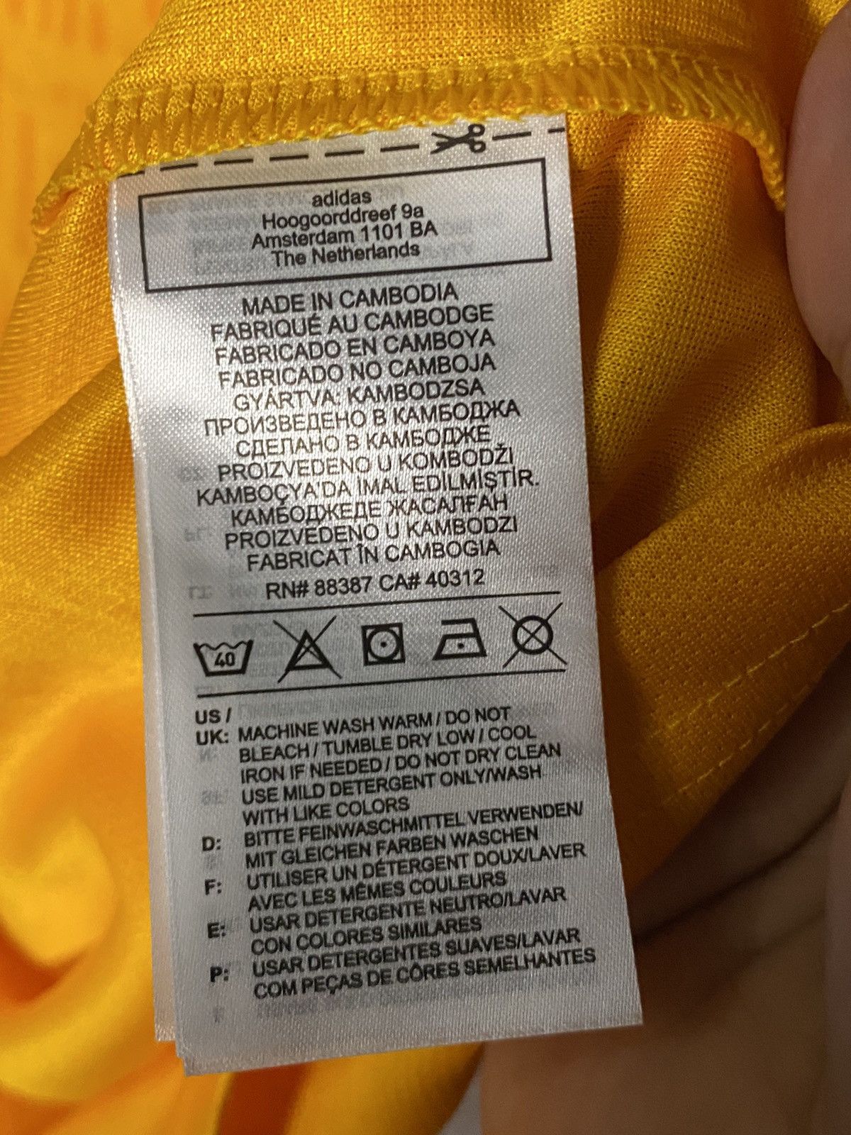 Adidas 2020 Wolverhampton Adidas Soccer Jersey Home Kit Size US L / EU 52-54 / 3 - 4 Thumbnail