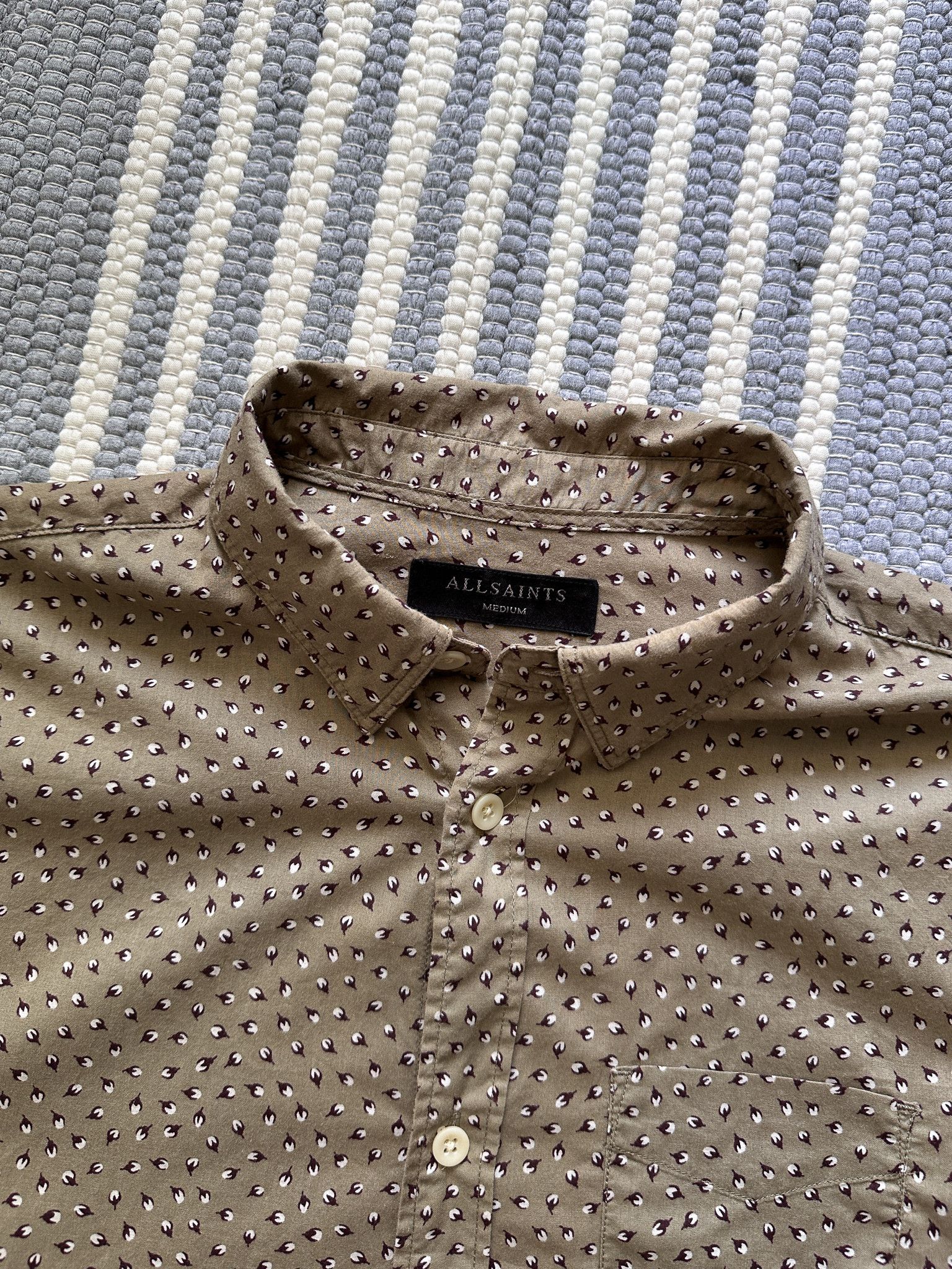 Allsaints Allsaints Hawaiian Short Sleeve Shirt Size US M / EU 48-50 / 2 - 5 Thumbnail