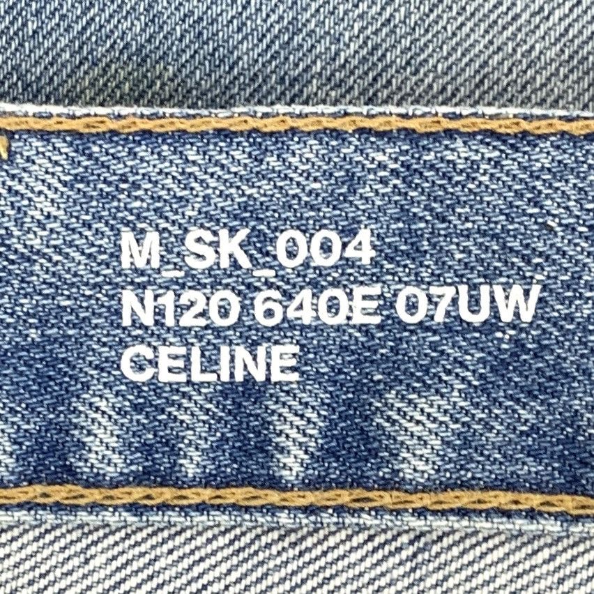 Celine Celine Blue Washed Cotton Casual Denim Pants K26WX Size 28" / US 6 / IT 42 - 5 Thumbnail