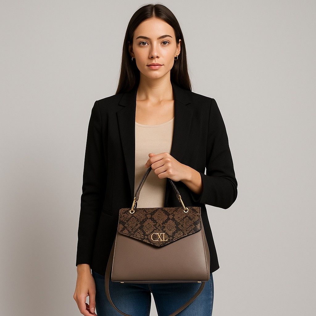 Christian Lacroix CXL by Christian Lacroix Sable Prism Python Satchel -- NWT Size ONE SIZE - 1 Thumbnail