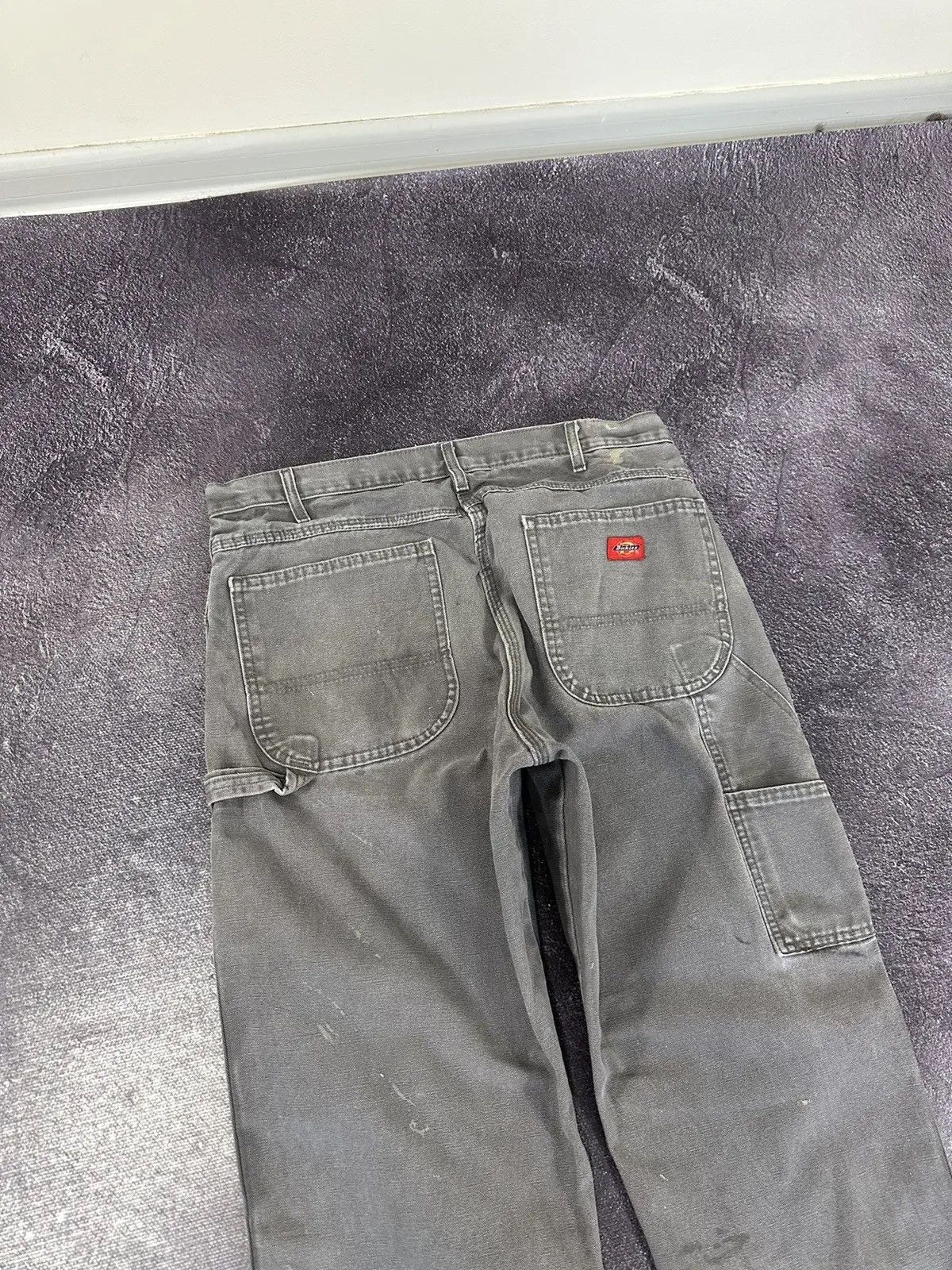 Dickies × Vintage Vintage Dickies USA Gray Painted Work Hype Baggy Pants Size US 34 / EU 50 - 5 Thumbnail
