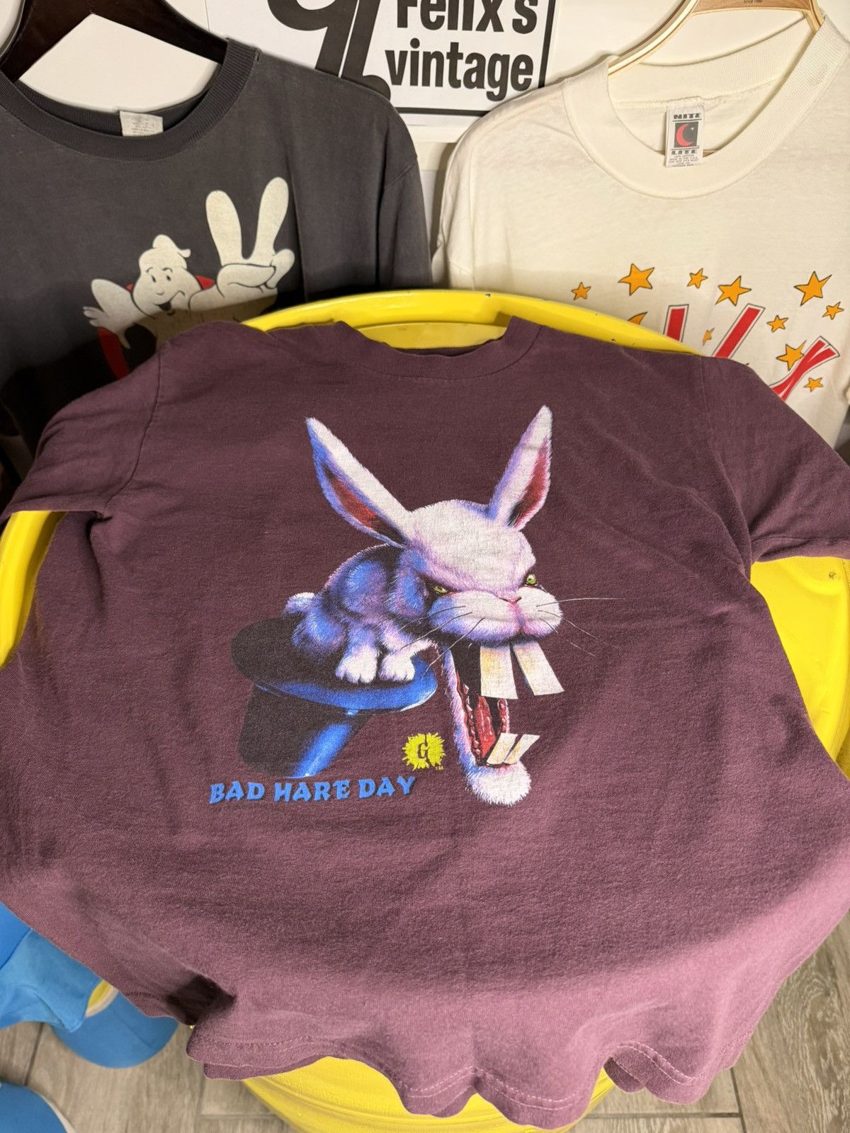 Vintage 1990s goosebumps single stitch vintage T-Shirt Size US S / EU 44-46 / 1 - 1 Thumbnail
