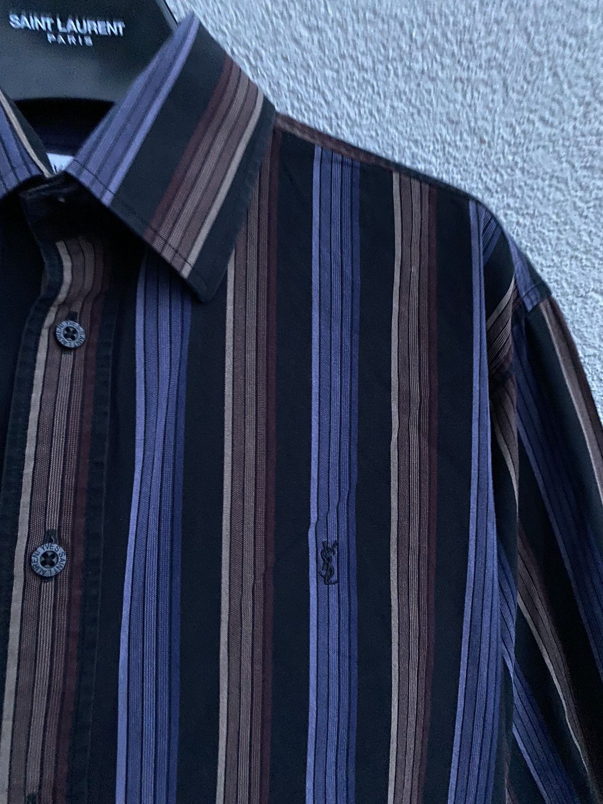 Multicolor YSL Shirt Cotton