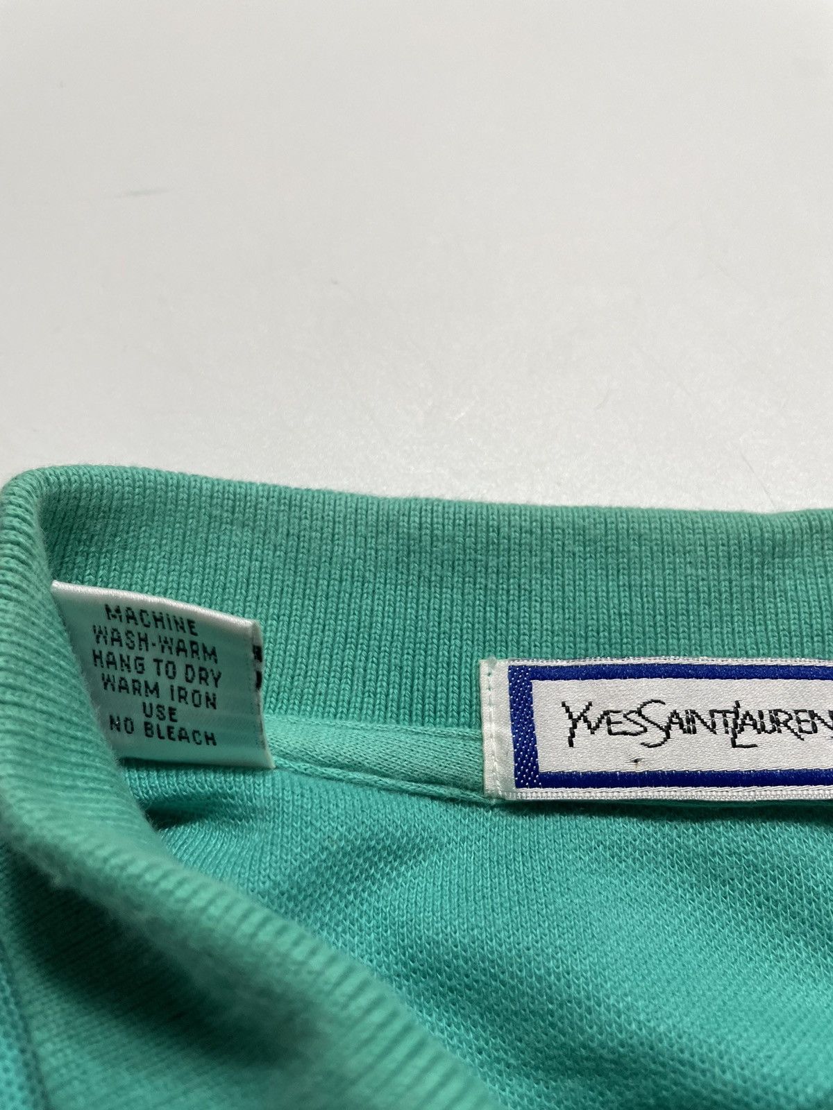 Yves Saint Laurent Vintage Ysl Yves Saint Laurent pique 90s embroidery Size US L / EU 52-54 / 3 - 7 Thumbnail