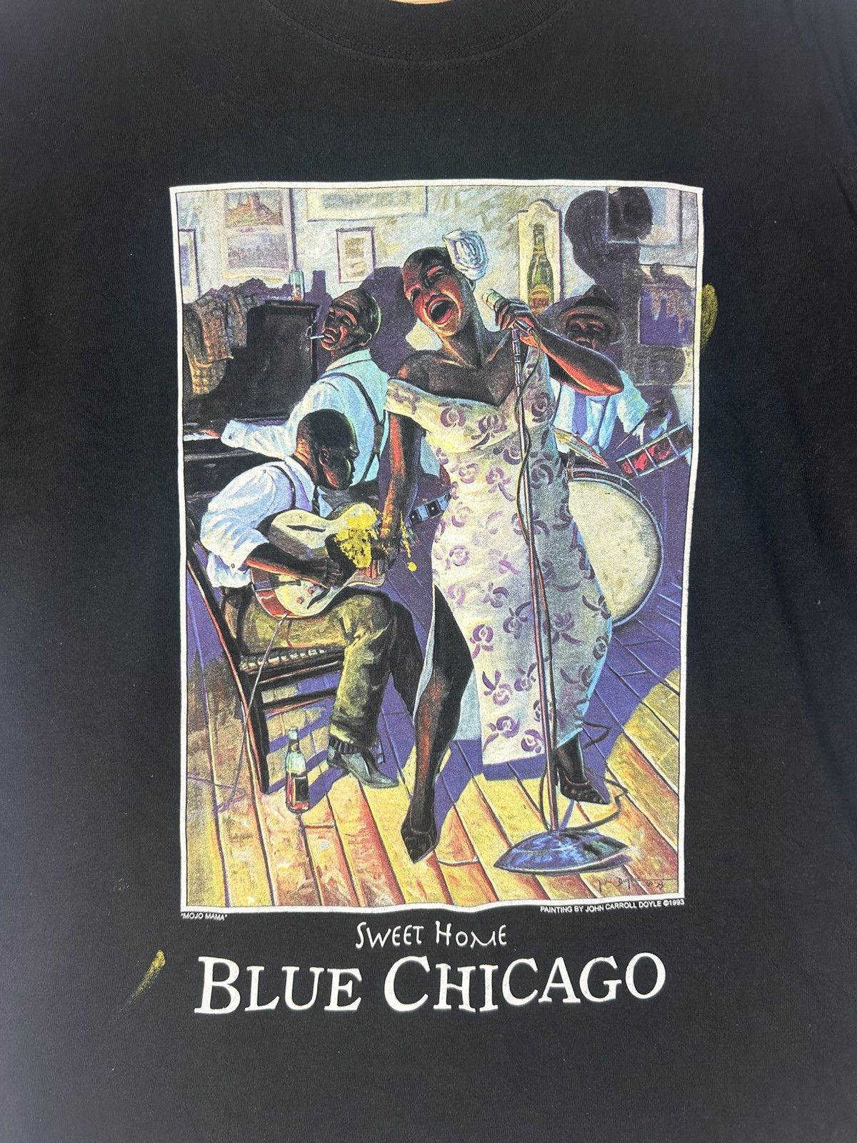 Vintage Vintage Mojo Mama, Sweet Home Blue Chcgo John Carroll Doyle Size US L / EU 52-54 / 3 - 4 Thumbnail