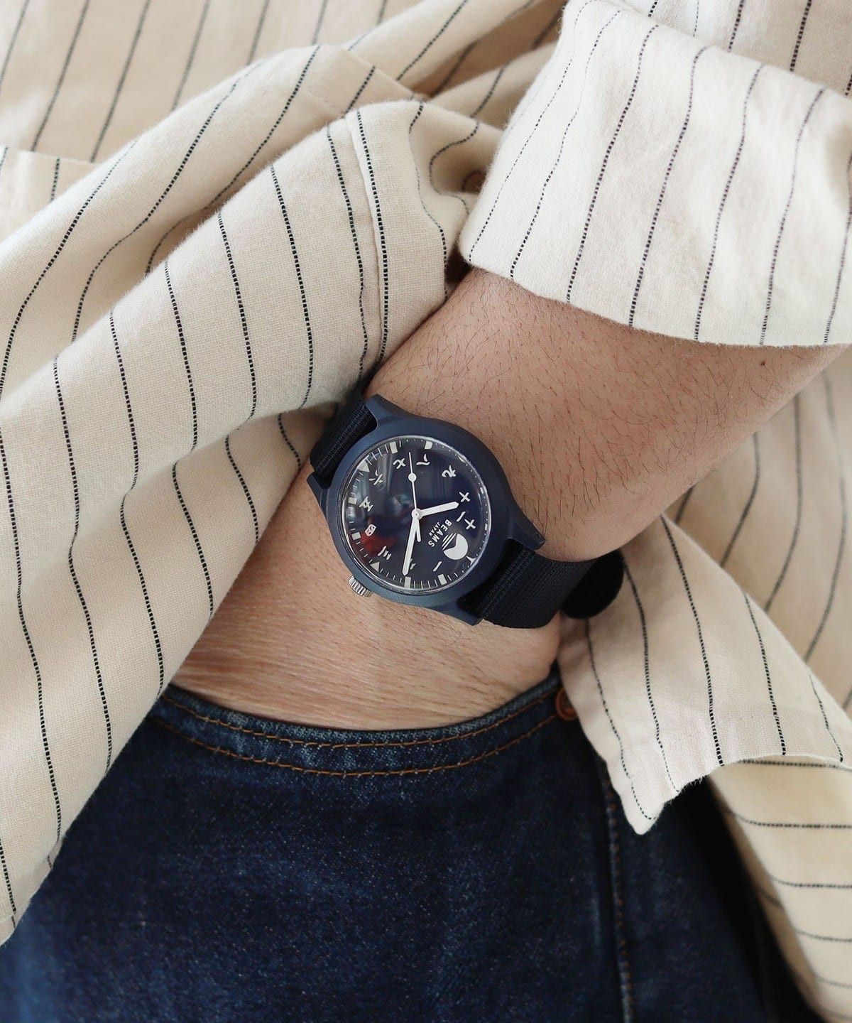 Beams Plus BEAMS JAPAN Watch indigo SP NAVY Kanji. NEW! US seller Size ONE SIZE - 6 Thumbnail