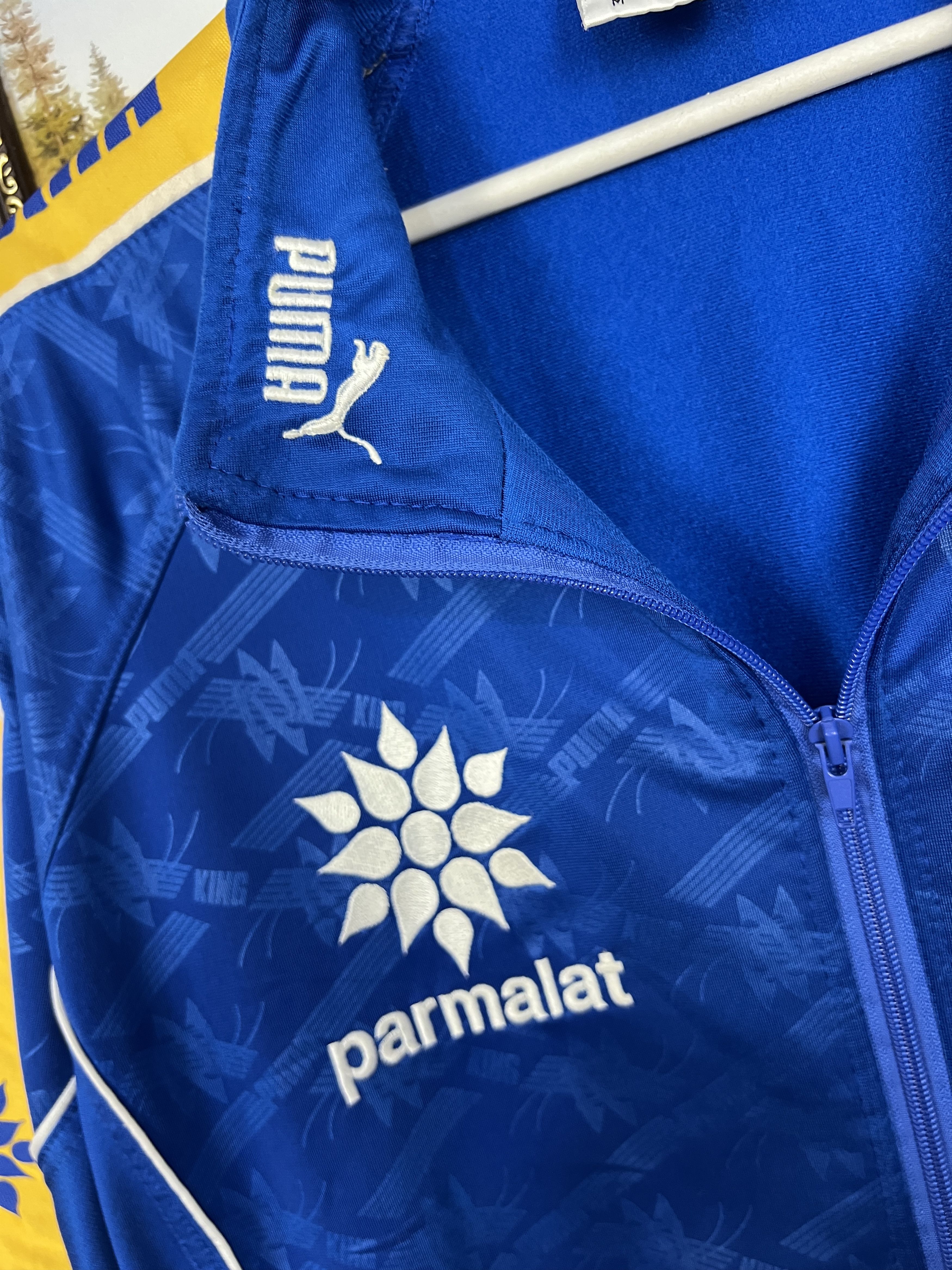 Puma Vintage 90's Puma Parma Football Jacket Soccer Track Top Size US M / EU 48-50 / 2 - 4 Thumbnail
