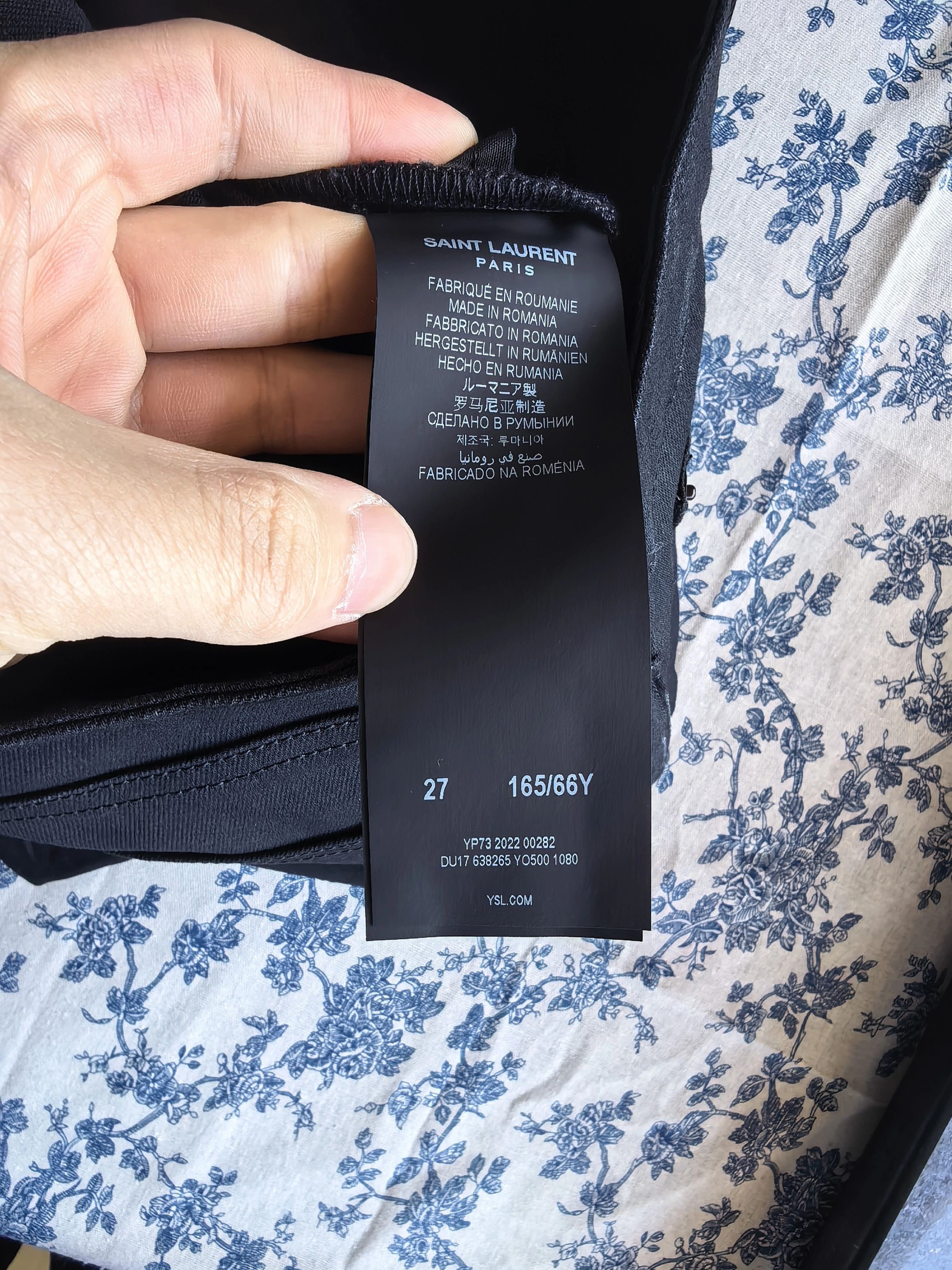 Saint Laurent Paris Saint Laurent Black Jeans 27 Size US 27 - 5 Thumbnail
