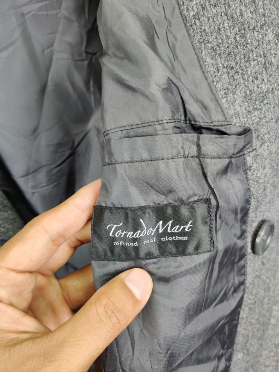 Tornado Mart Vintage Tornado Mart Wool Double Breasted Jacket Size US M / EU 48-50 / 2 - 16 Thumbnail