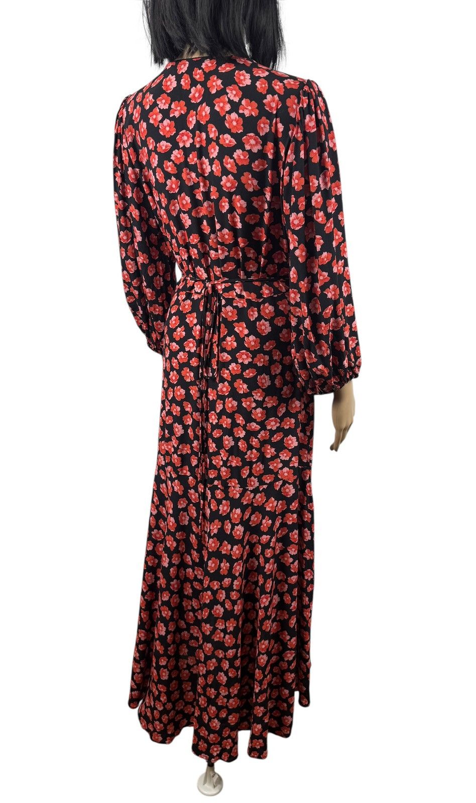 Ganni Ganni Maxi Long Wrap Dress Printed Flowers Viscose size 36 Size XS / US 0-2 / IT 36-38 - 7 Thumbnail