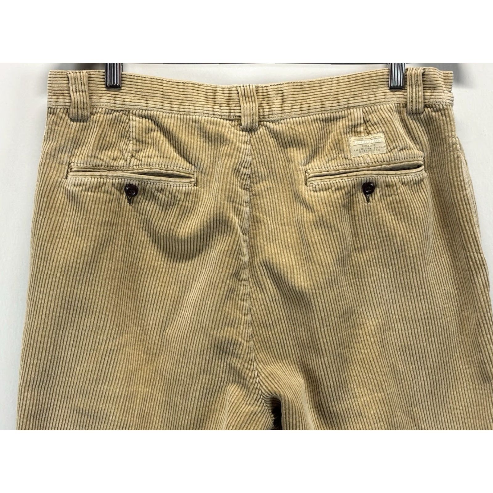American Eagle Outfitters VINTAGE American Eagle Outfitters Corduroy Pants - Men’s, 36x28, Brown, Baggy Skater Y2K, Flat Front, Regular, Inseam 28, Mid Rise, Casual Size US 36 / EU 52 - 4 Thumbnail