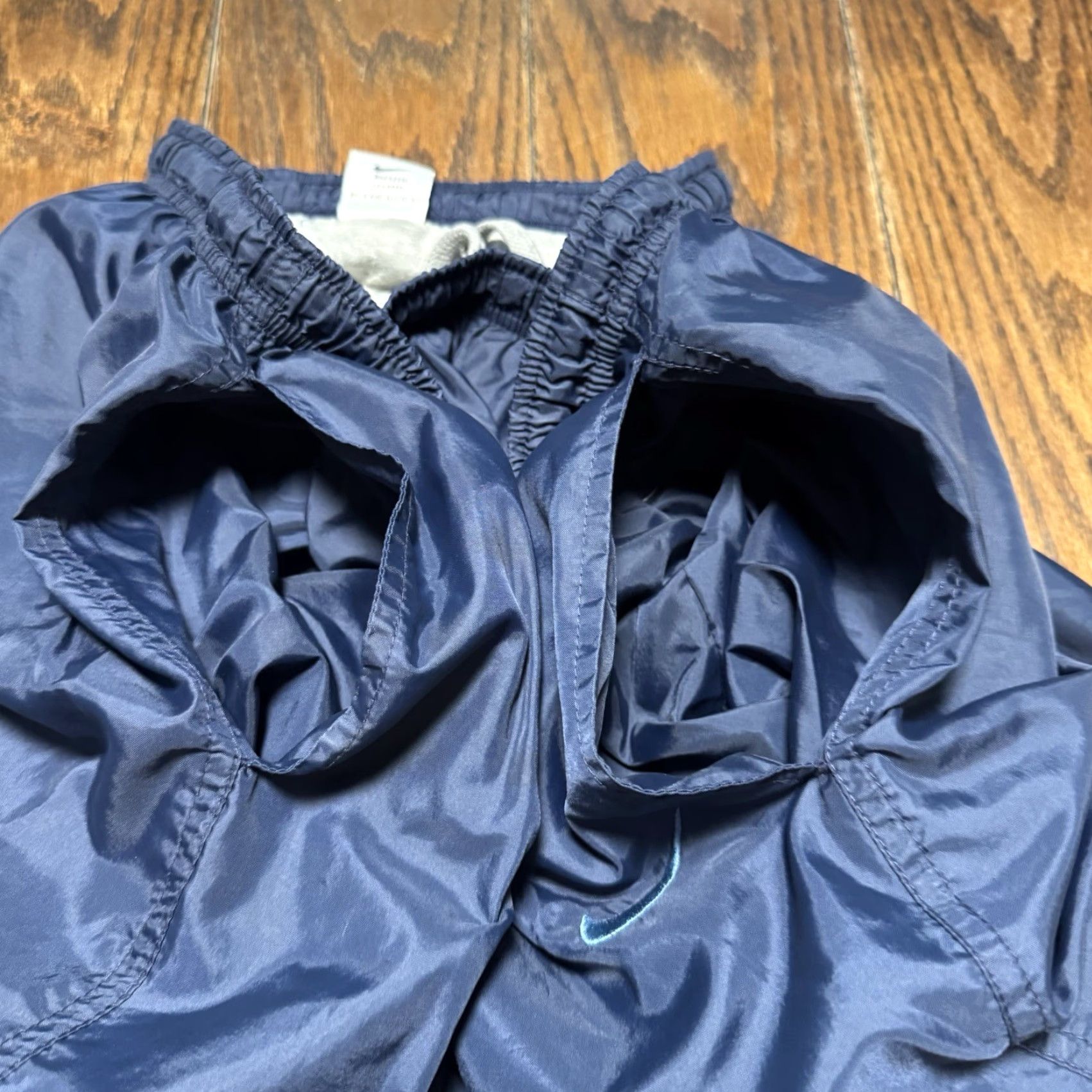 Nike VINTAGE Nike Sportswear Lined Pants Mens XL Navy Blue 90’s Nike Size US 36 / EU 52 - 4 Thumbnail