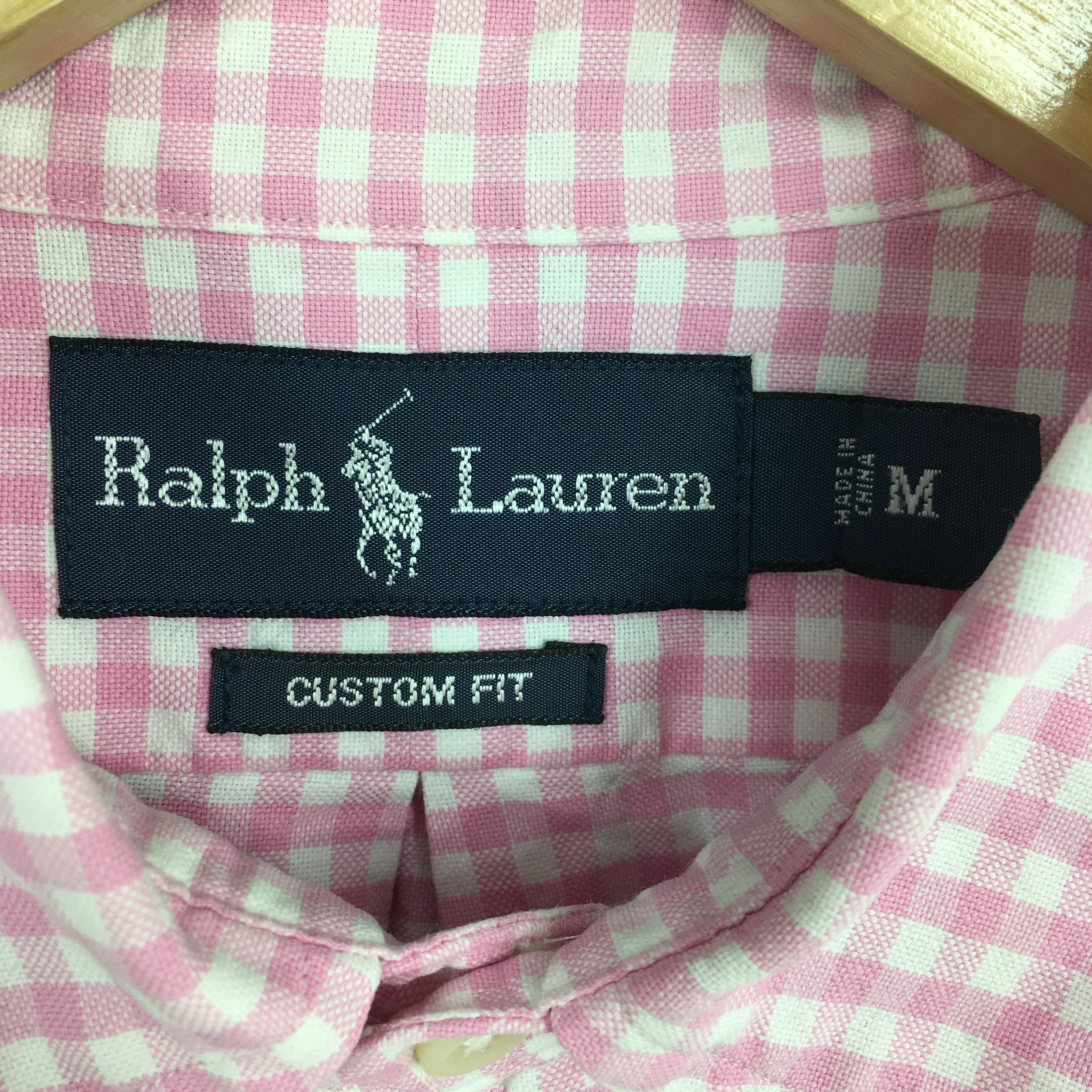 Ralph Lauren Vintage Ralph Lauren Pink Checkered Shirt Medium Size US M / EU 48-50 / 2 - 5 Thumbnail