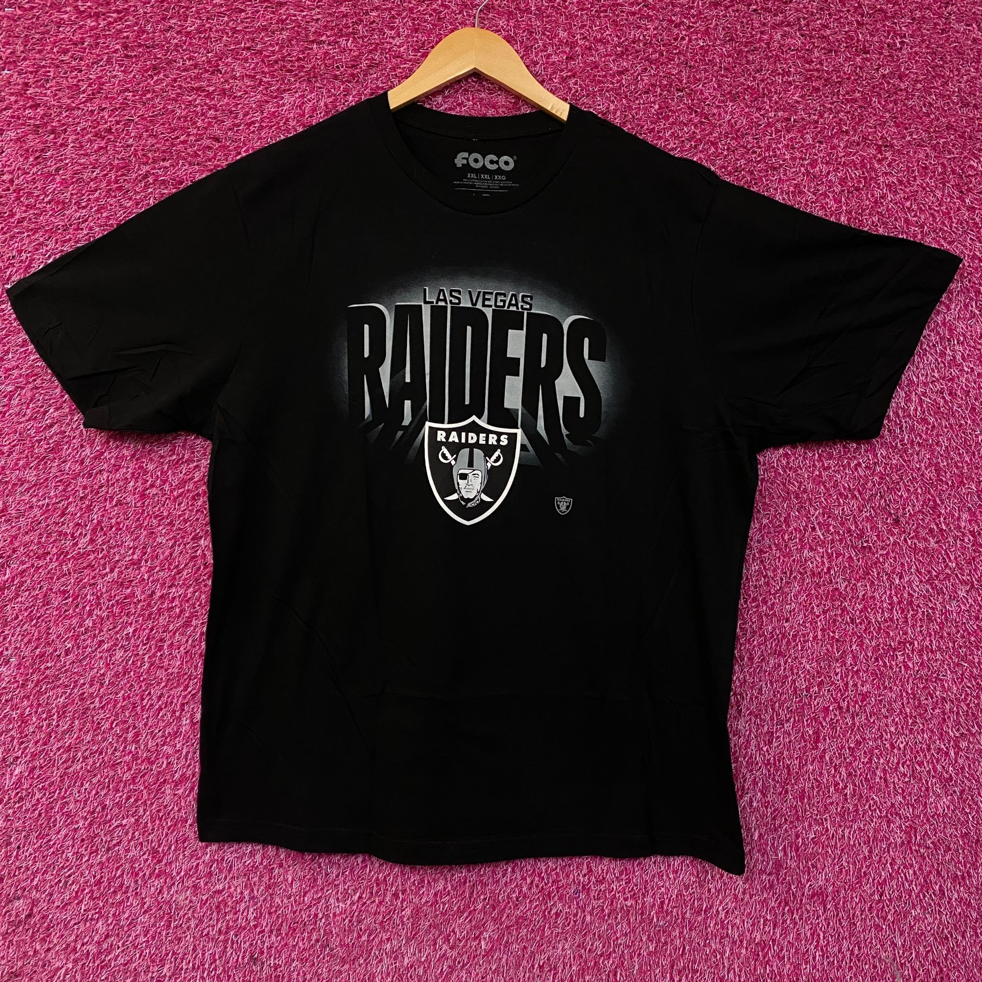 NFL FOCO NFL Las Vegas Raiders Logo Graphic T-Shirt 2XL Size US XXL / EU 58 / 5 - 1 Thumbnail