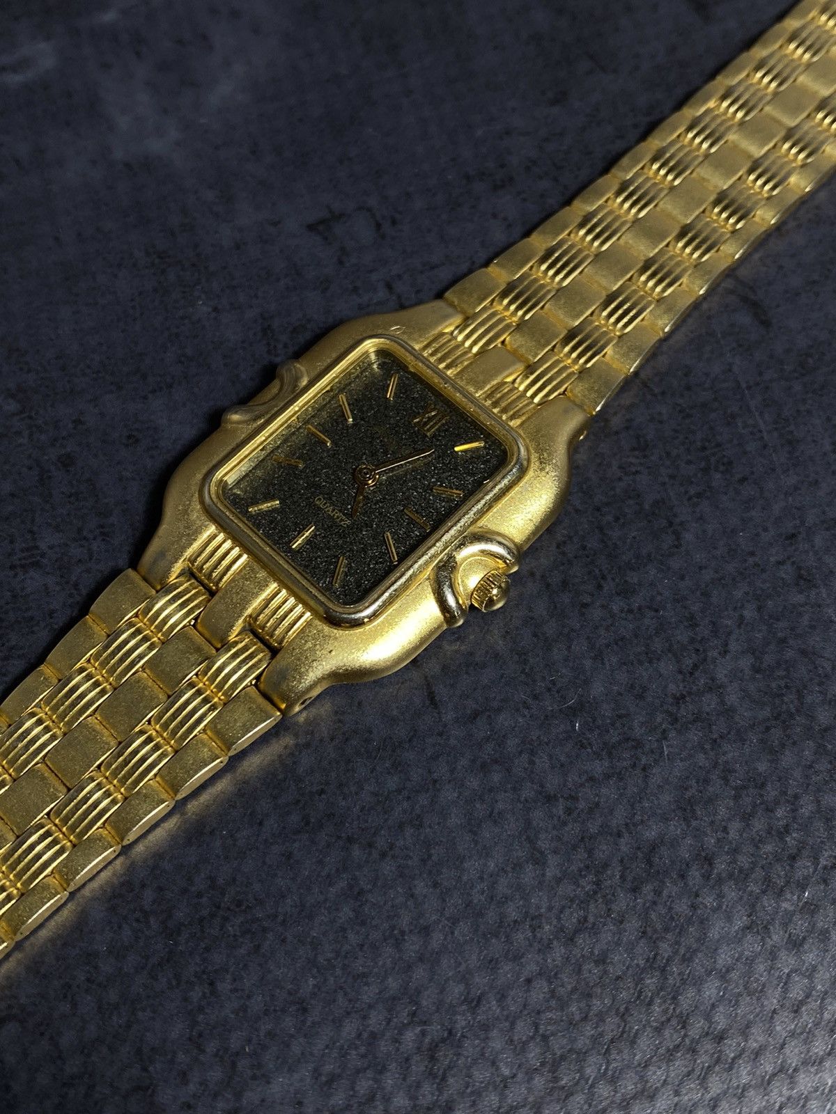 Vintage Philip Persio Gold Watch – Vintage Elegance Japanese Brand Size ONE SIZE - 11 Thumbnail