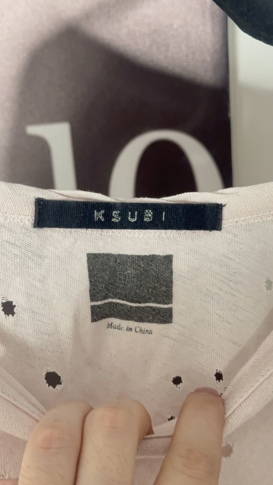 Ksubi ✅ Ksubi Vintage Stay Human White Distressed T-Shirt Size US M / EU 48-50 / 2 - 5 Thumbnail