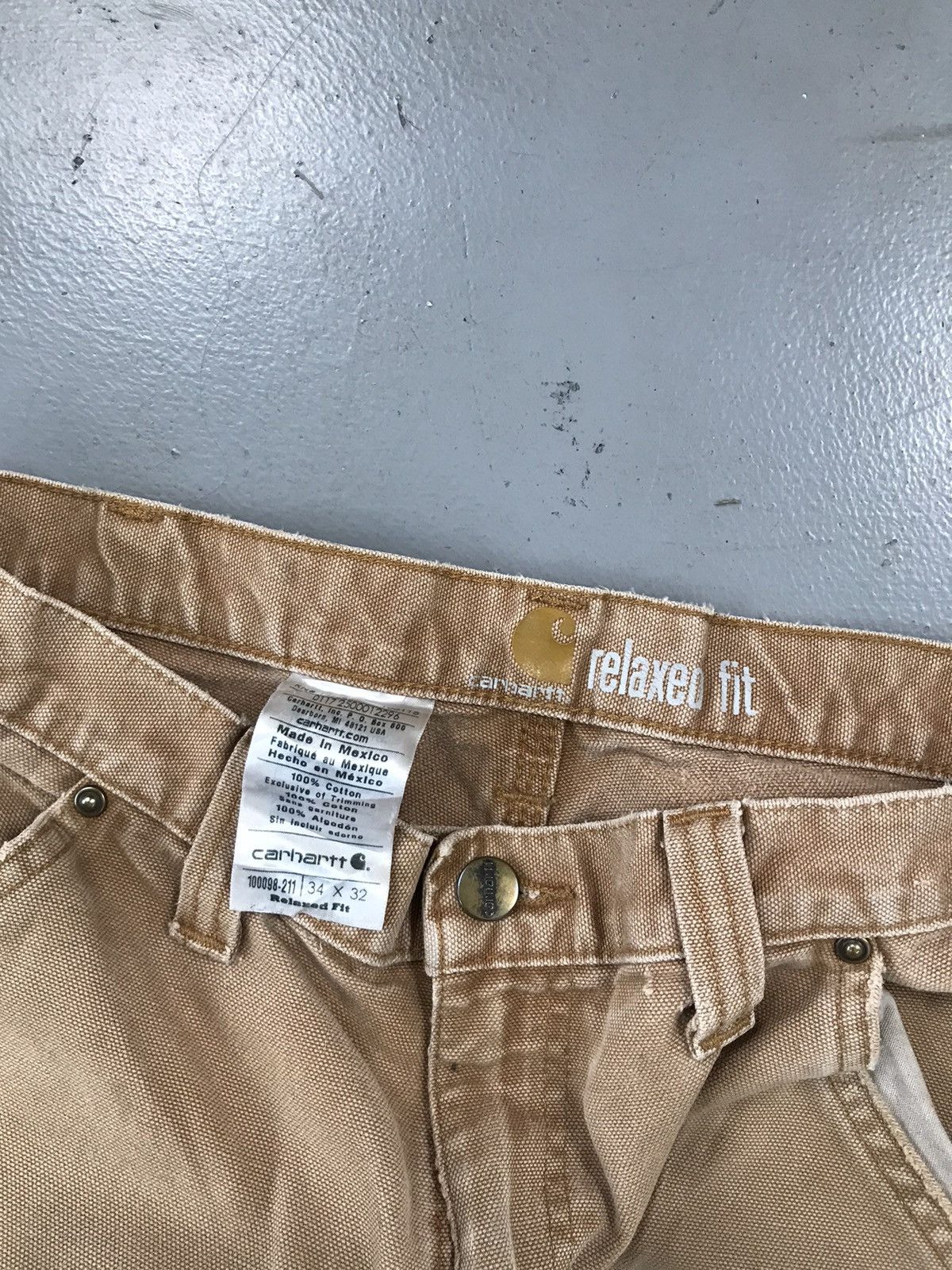Carhartt × Vintage Vintage 90s Carhartt b136 BRN double knee denim Size US 34 / EU 50 - 3 Thumbnail