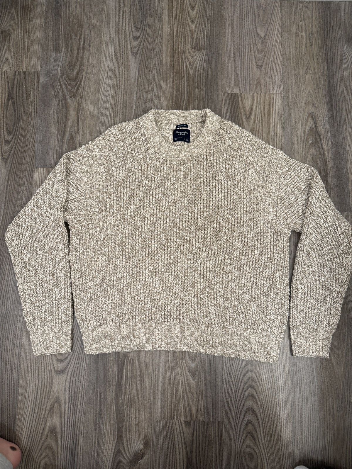 Abercrombie & Fitch Abercrombie & Fitch Sweater Beige Size US L / EU 52-54 / 3 - 1 Thumbnail