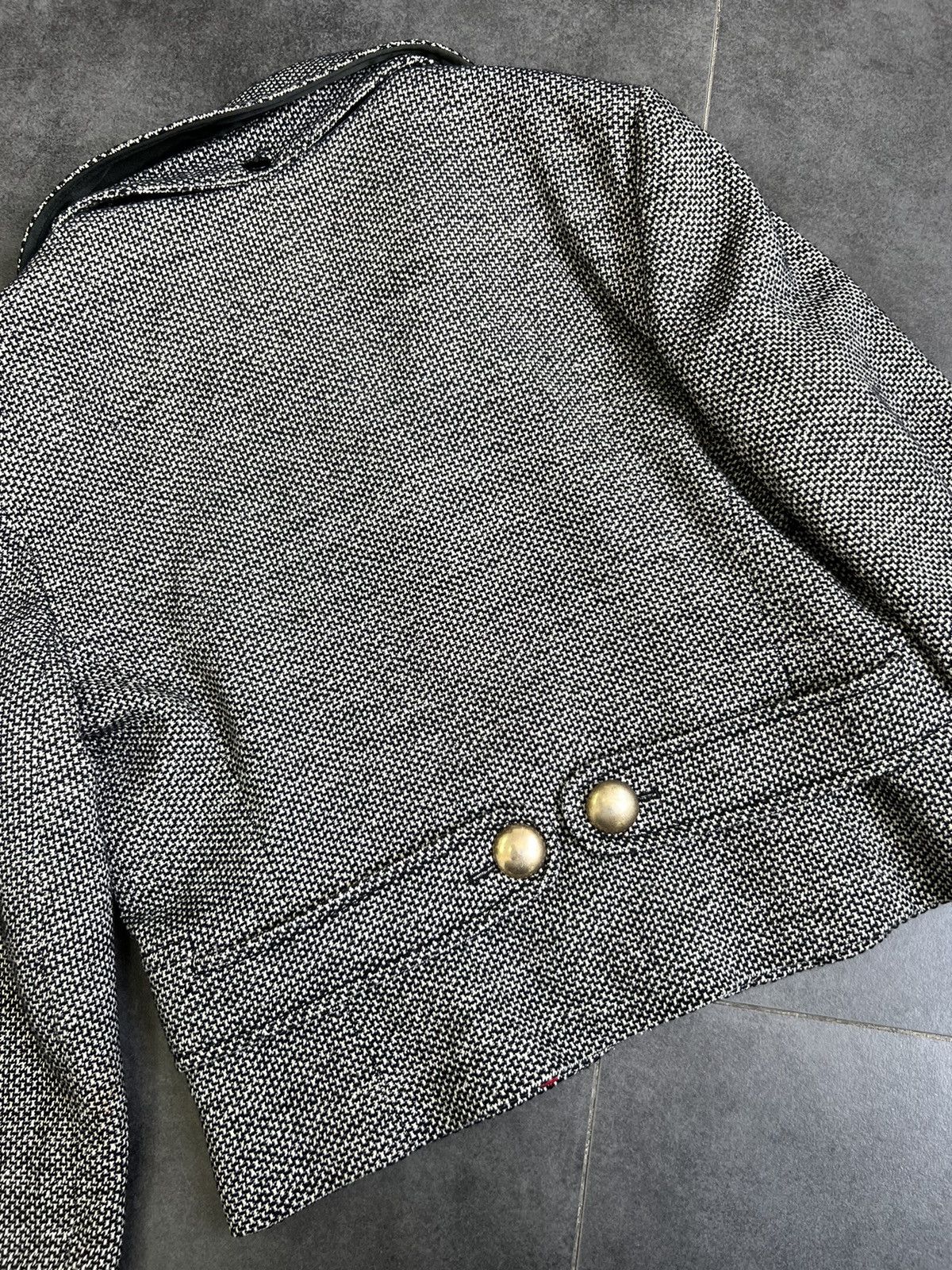 Dolce & Gabbana Dolce&Gabbana D&G tweed style Vintage Blazer Jacket Italy Size L / US 10 / IT 46 - 17 Thumbnail
