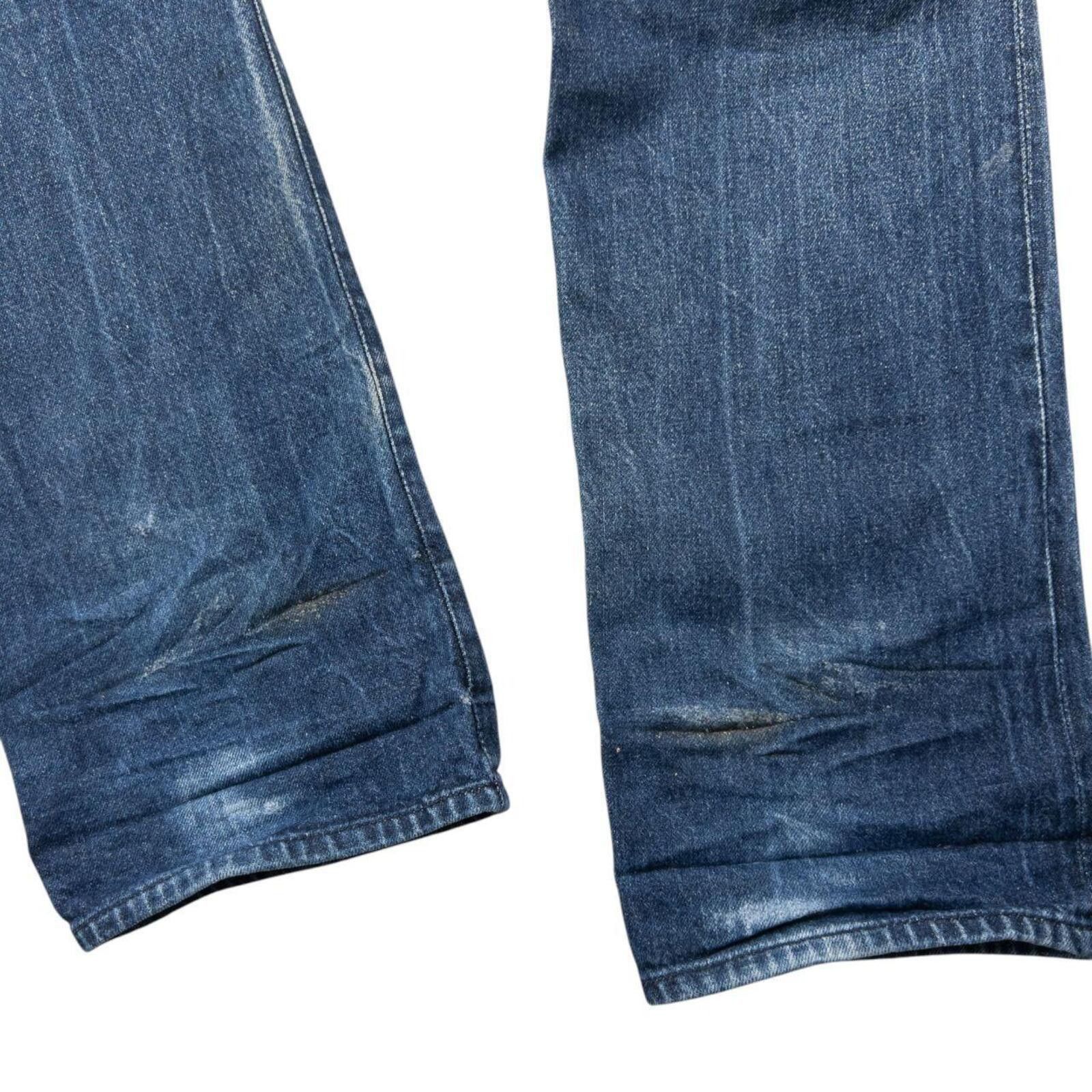 Evisu Vintage 2000s Evisu Embossed Double Gull Denim Jeans SizeW30 Size US 30 / EU 46 - 8 Thumbnail