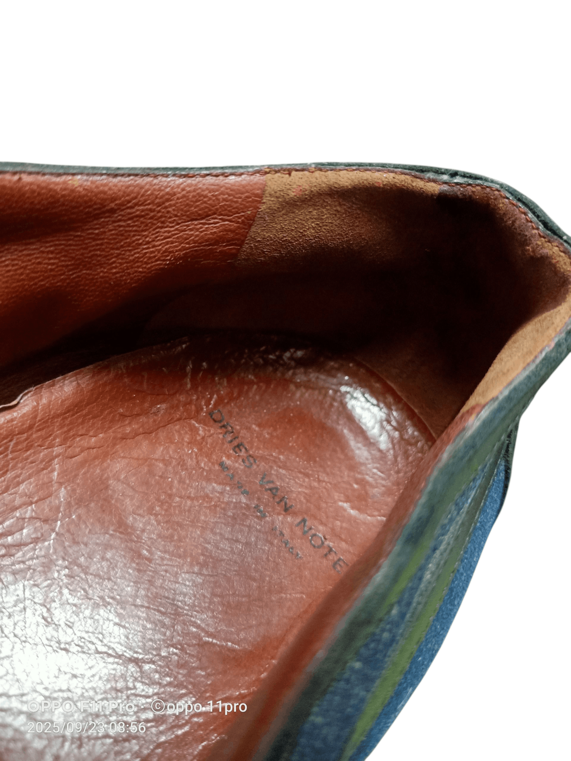 Dries Van Noten 🌟Dries Van Noten Leather Navy Shoes Men 🌟 Size US 9 / EU 42 - 11 Thumbnail