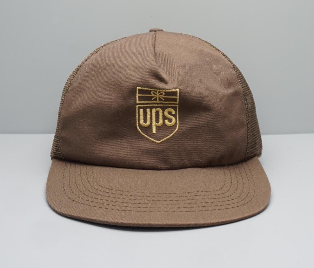 Vintage 90's UPS キャップ USA製 企業 アメカジ ビンテージ FedEx Size US XXS / EU 40 - 1 Thumbnail