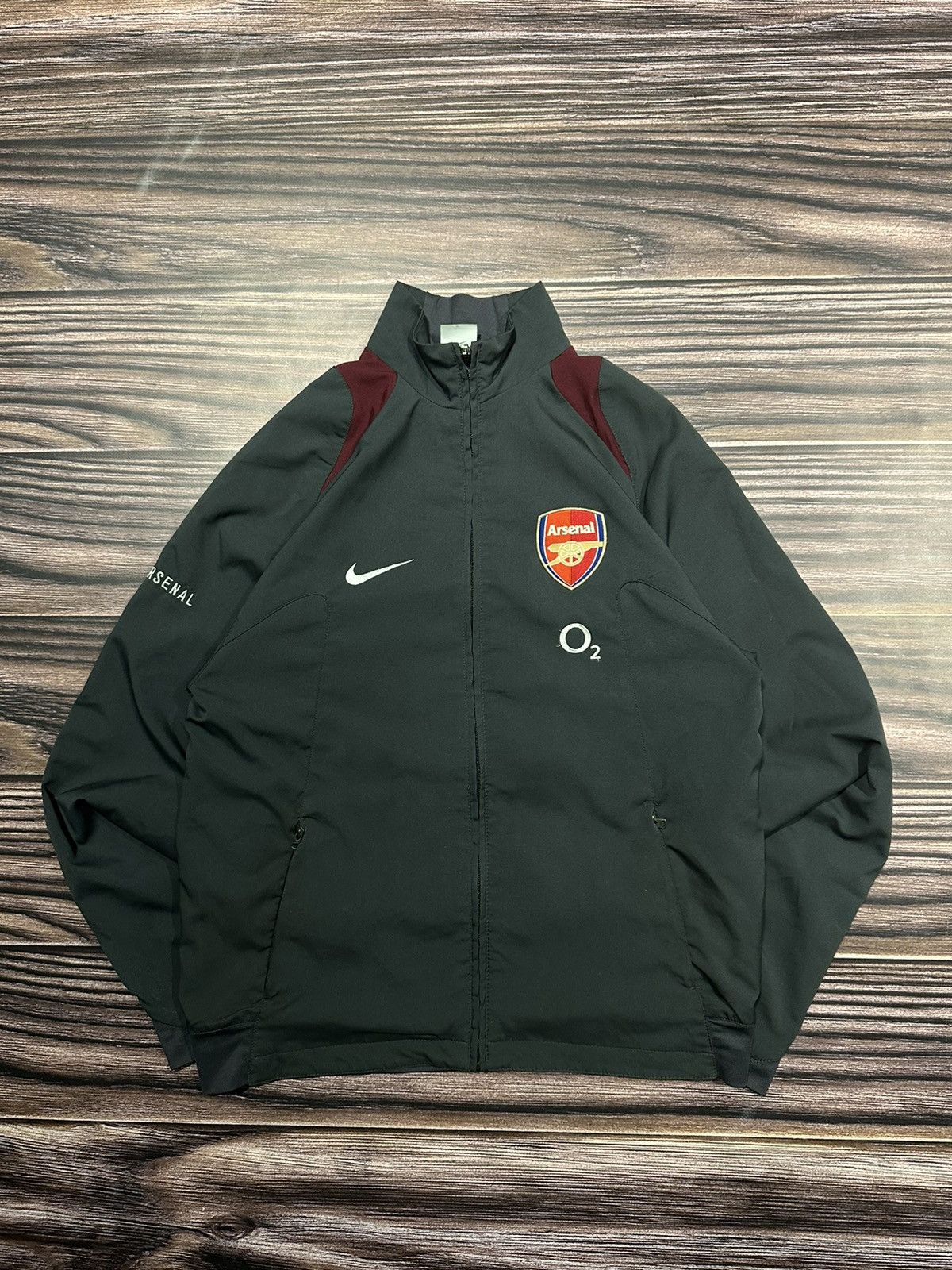 image of Soccer Jersey x Vintage Cloaks Arsenal O2 Streetwear in Grey, Men's (Size Small)