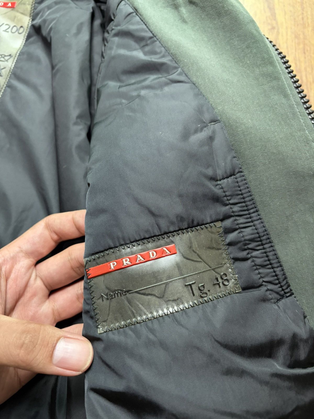 Prada FW00 Prada Sport Big Logo Nylon Padded Ski Coat Jacket Size US M / EU 48-50 / 2 - 19 Thumbnail