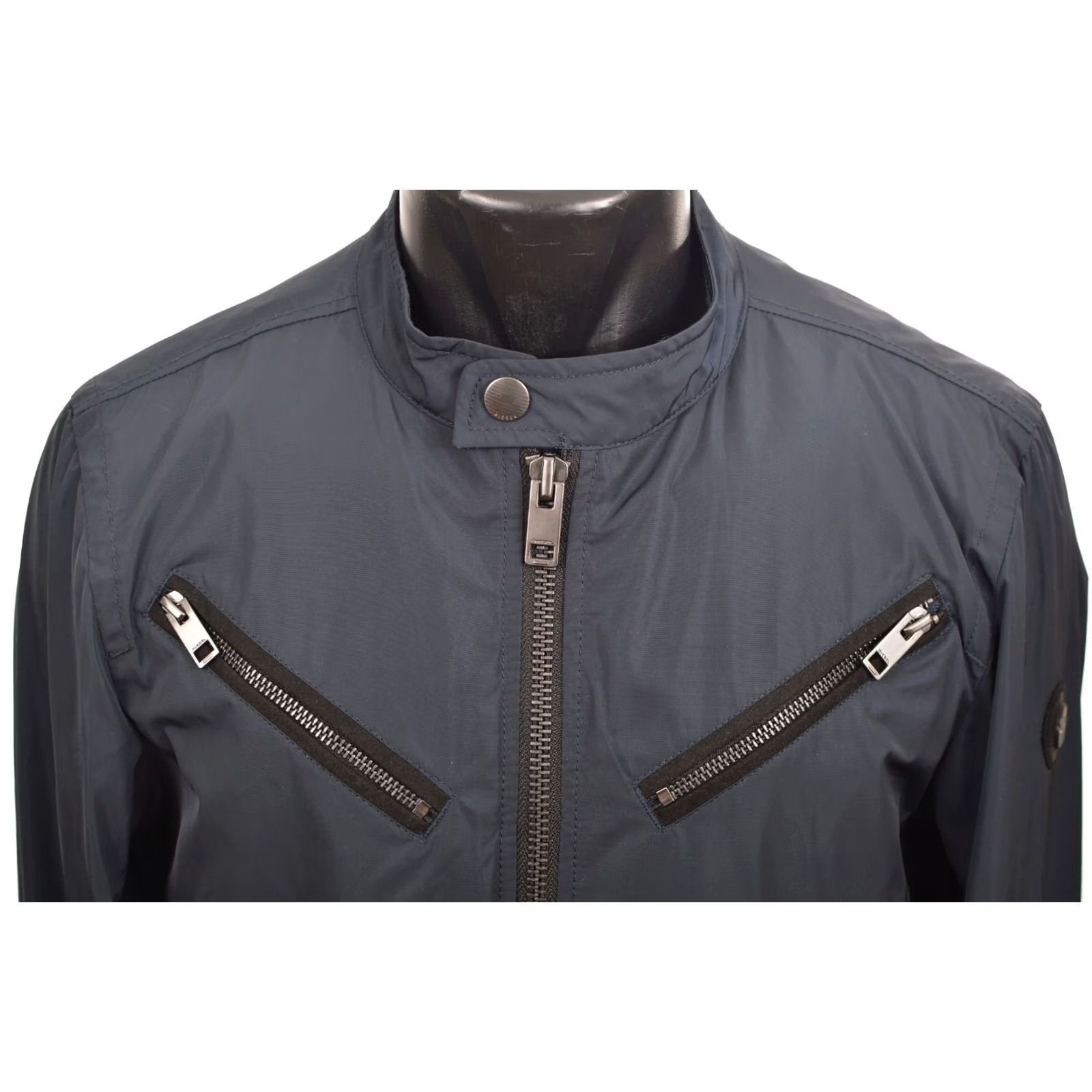 Diesel Diesel Jacket Biker Blue Vintage Dupont Teflon Size S Mens Size US S / EU 44-46 / 1 - 2 Thumbnail