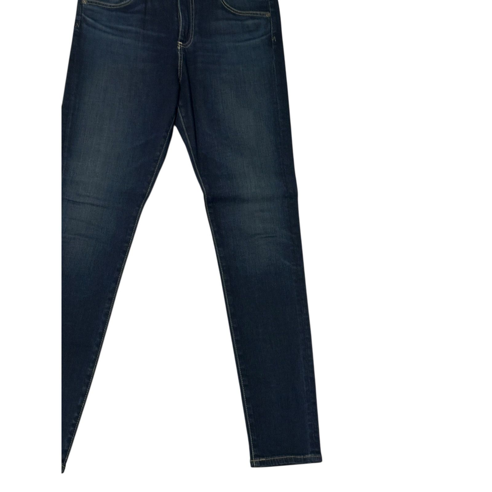 AG Adriano Goldschmied AG Women's 27R Blue Farrah High Rise Skinny Ankle Jeans Size 27" / US 4 / IT 40 - 6 Thumbnail