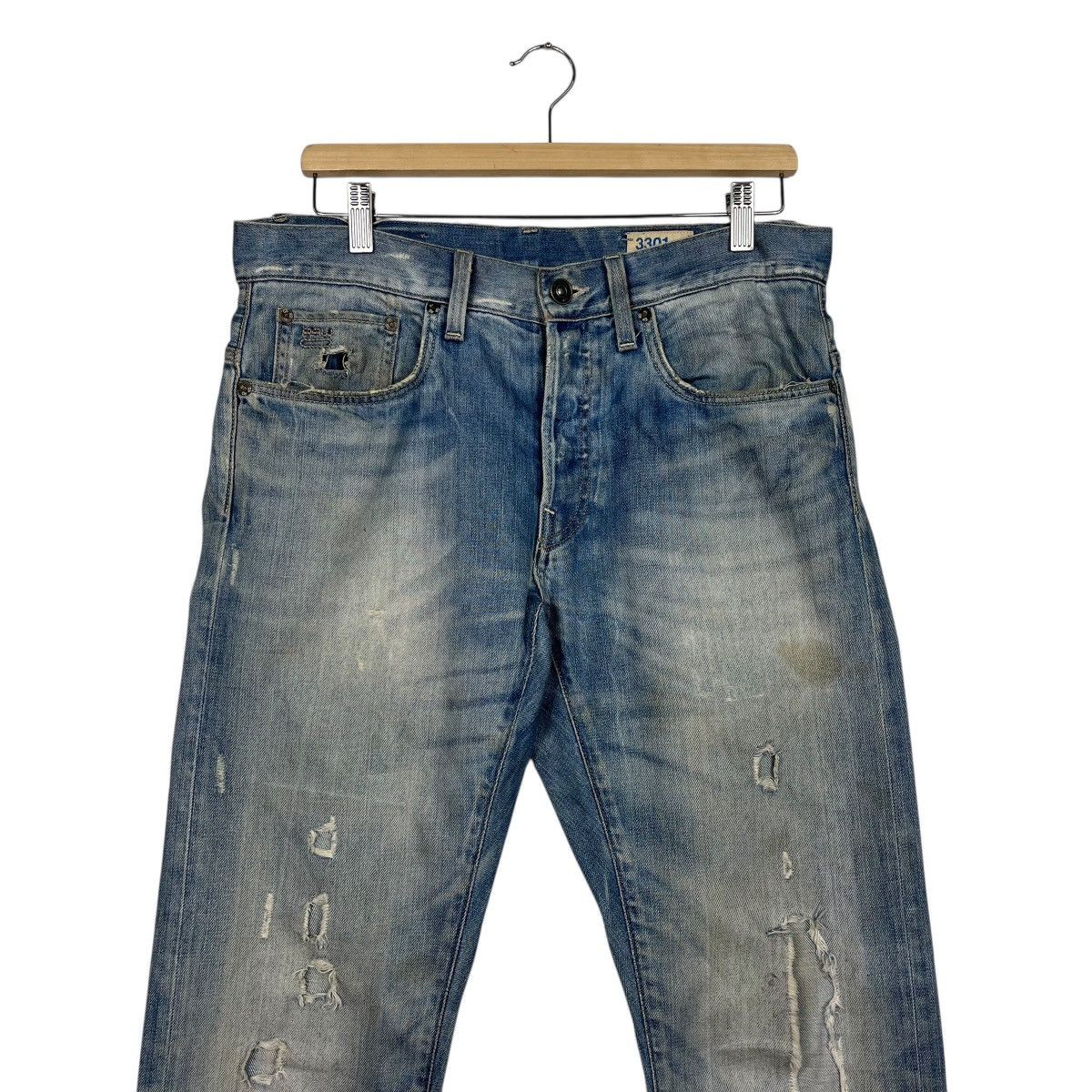 G-Star Vintage 3301 By G Star Raw Denim Jeans Size US 30 / EU 46 - 3 Thumbnail