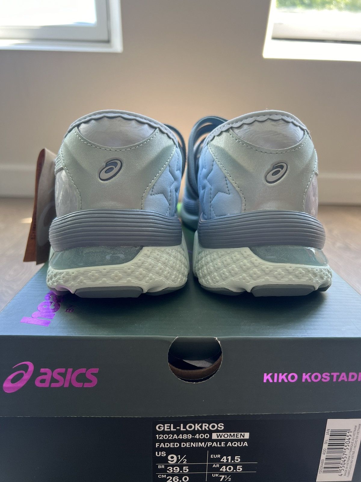 Asics × Kiko Kostadinov × Marc Jacobs HEAVEN Gel Lokros - Pale Aqua Size US 10 / IT 40 - 5 Thumbnail