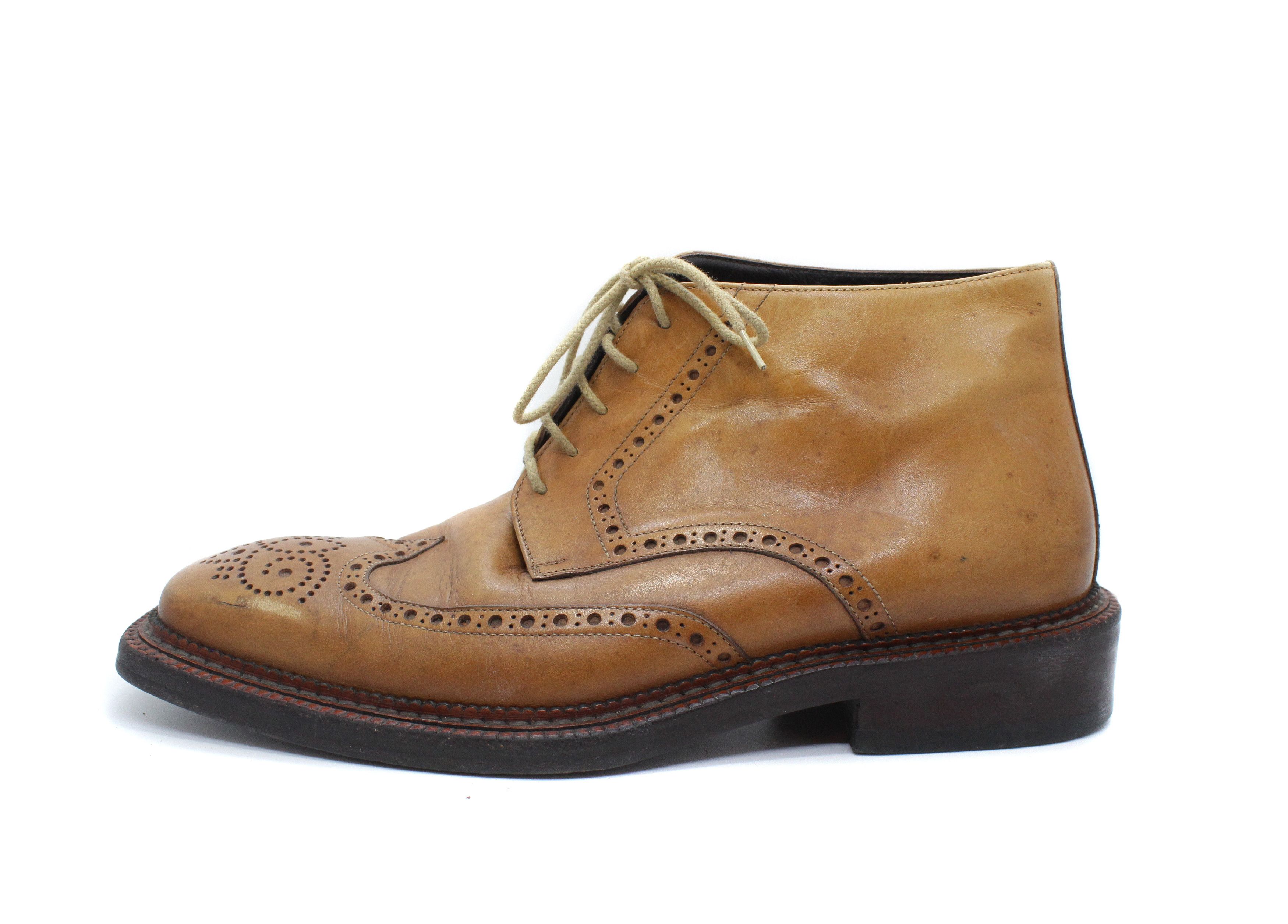 Sears Leather Oxford Brogue Boots Size US 10 / EU 43 - 1 Thumbnail