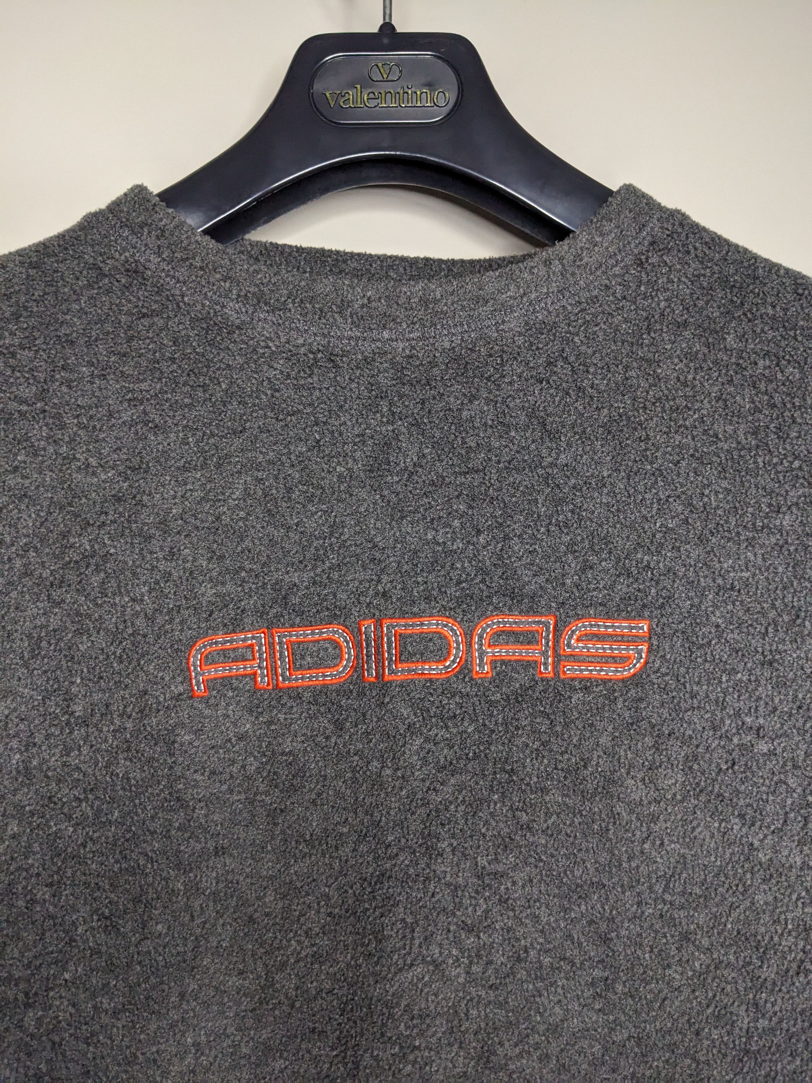Adidas VINTAGE Adidas Fleece Spellout Sweatshirt Large Y2K 2005 Size US L / EU 52-54 / 3 - 2 Thumbnail